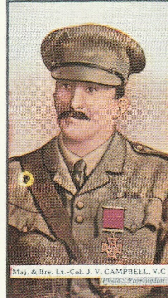 WW1 British Cap Which Belonged To Brigadier General John Vaughan Campbell (Victoria Cross)