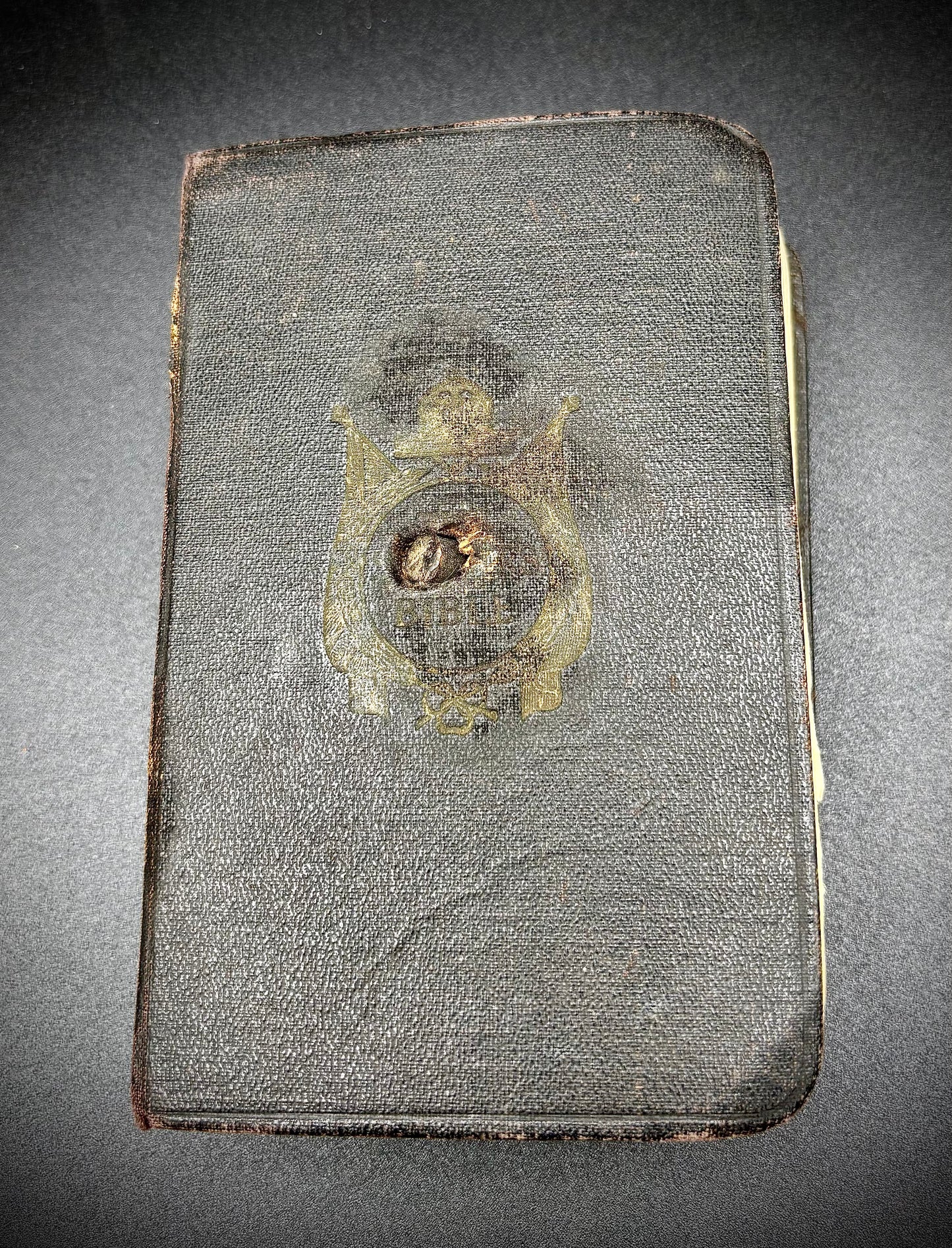 WW1 Bullet Damaged Bible