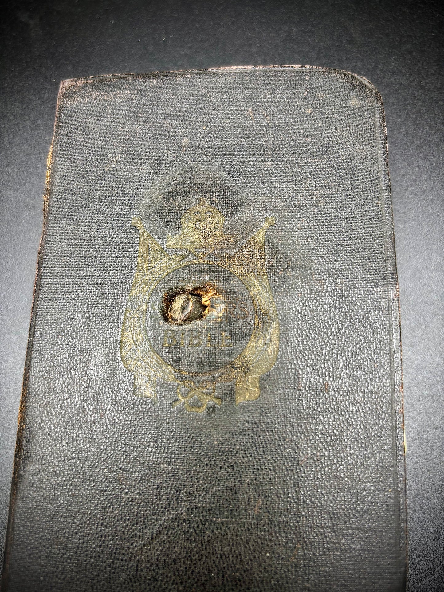 WW1 Bullet Damaged Bible