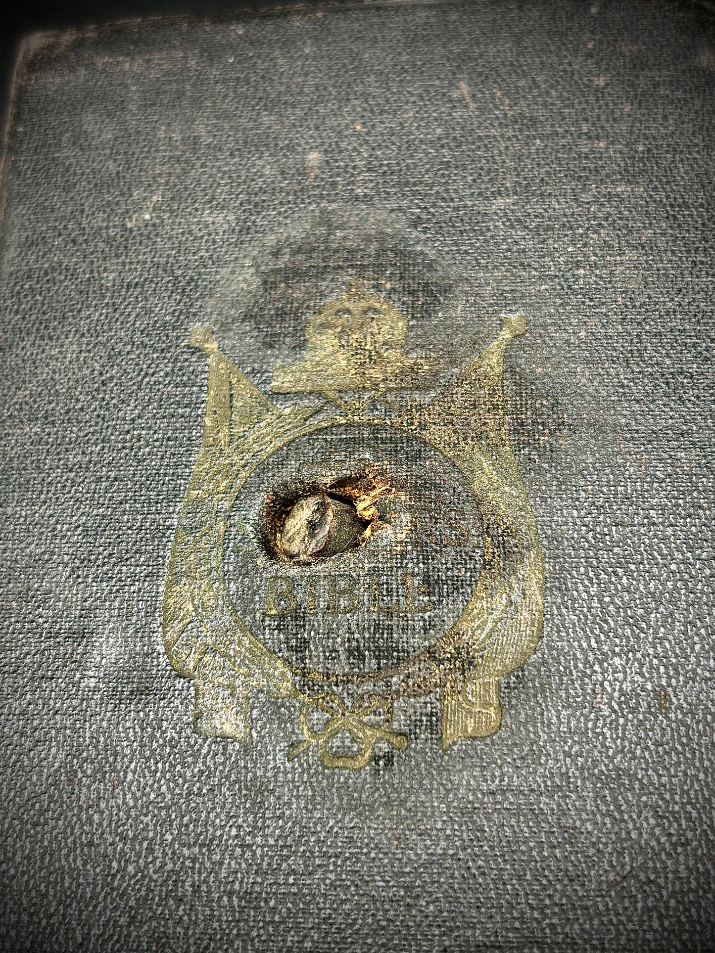 WW1 Bullet Damaged Bible
