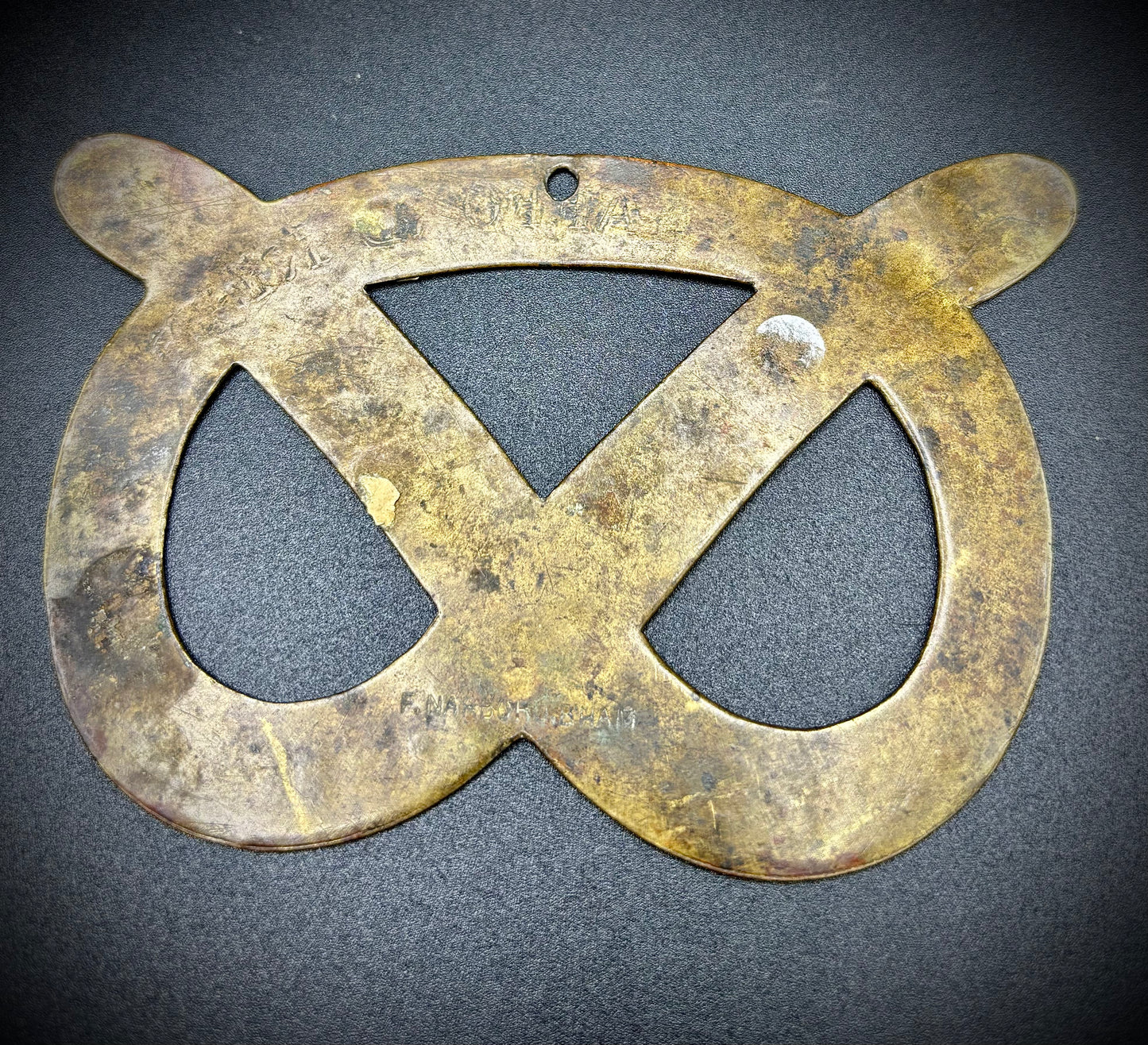 WW1 South Staffordshire Regiment Bed Plate