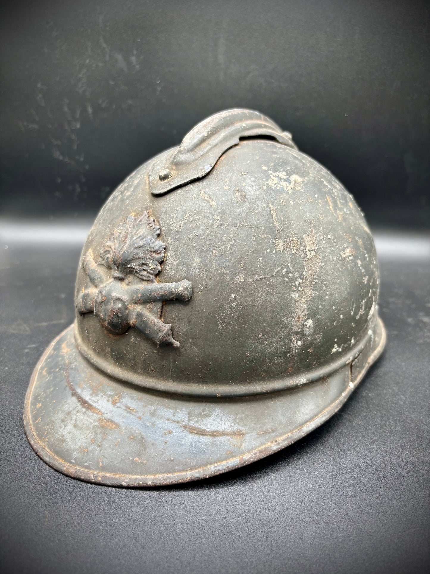 WW1 French Artillery Helmet