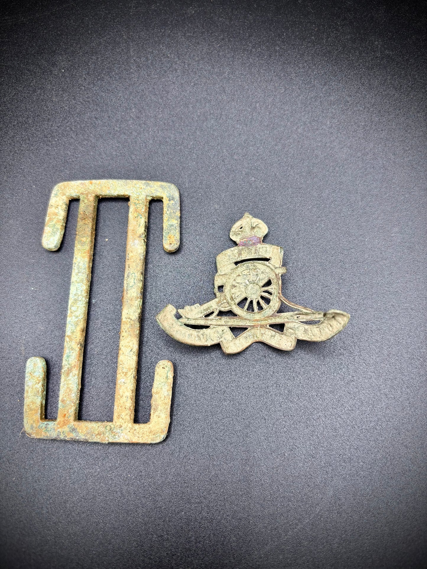 WW1 Royal Artillery and Webbing Buckle Arras finds