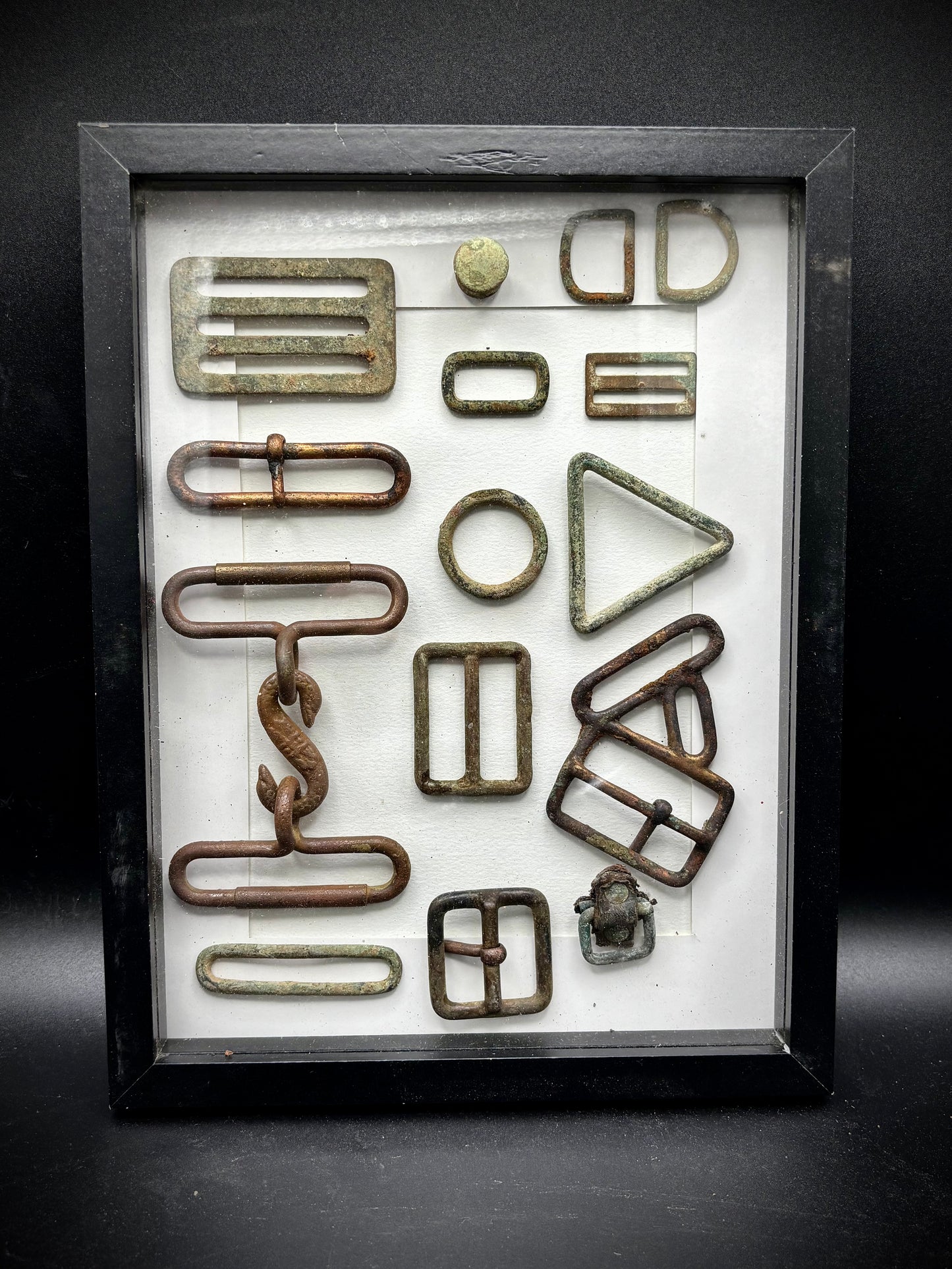 WW1 Relic Buckles Frame Somme Finds