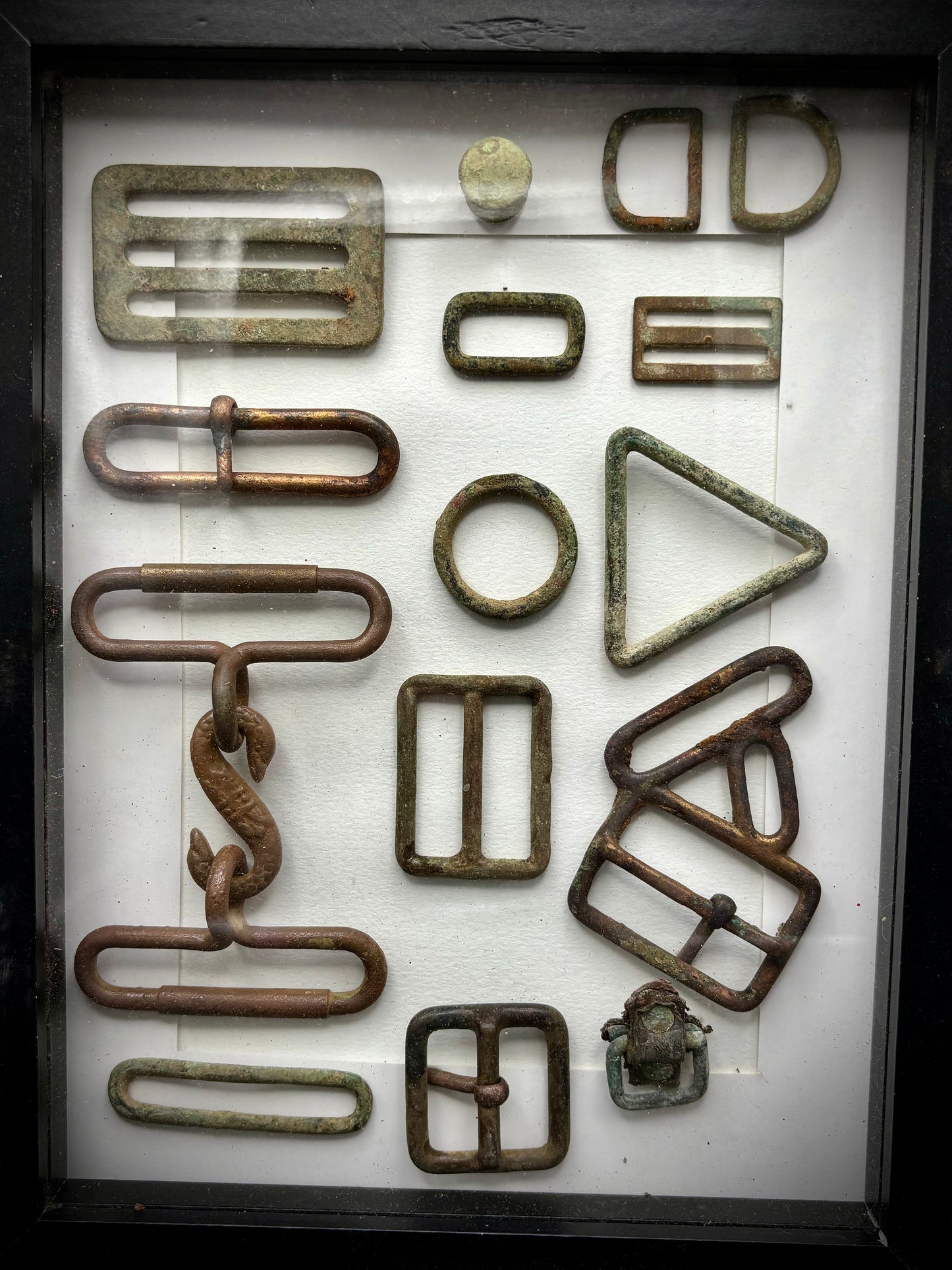 WW1 Relic Buckles Frame Somme Finds