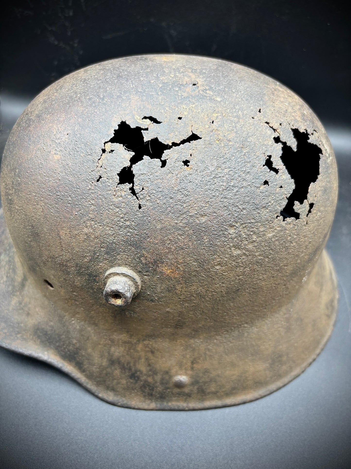 WW1 German M16 Helmet Somme Relic