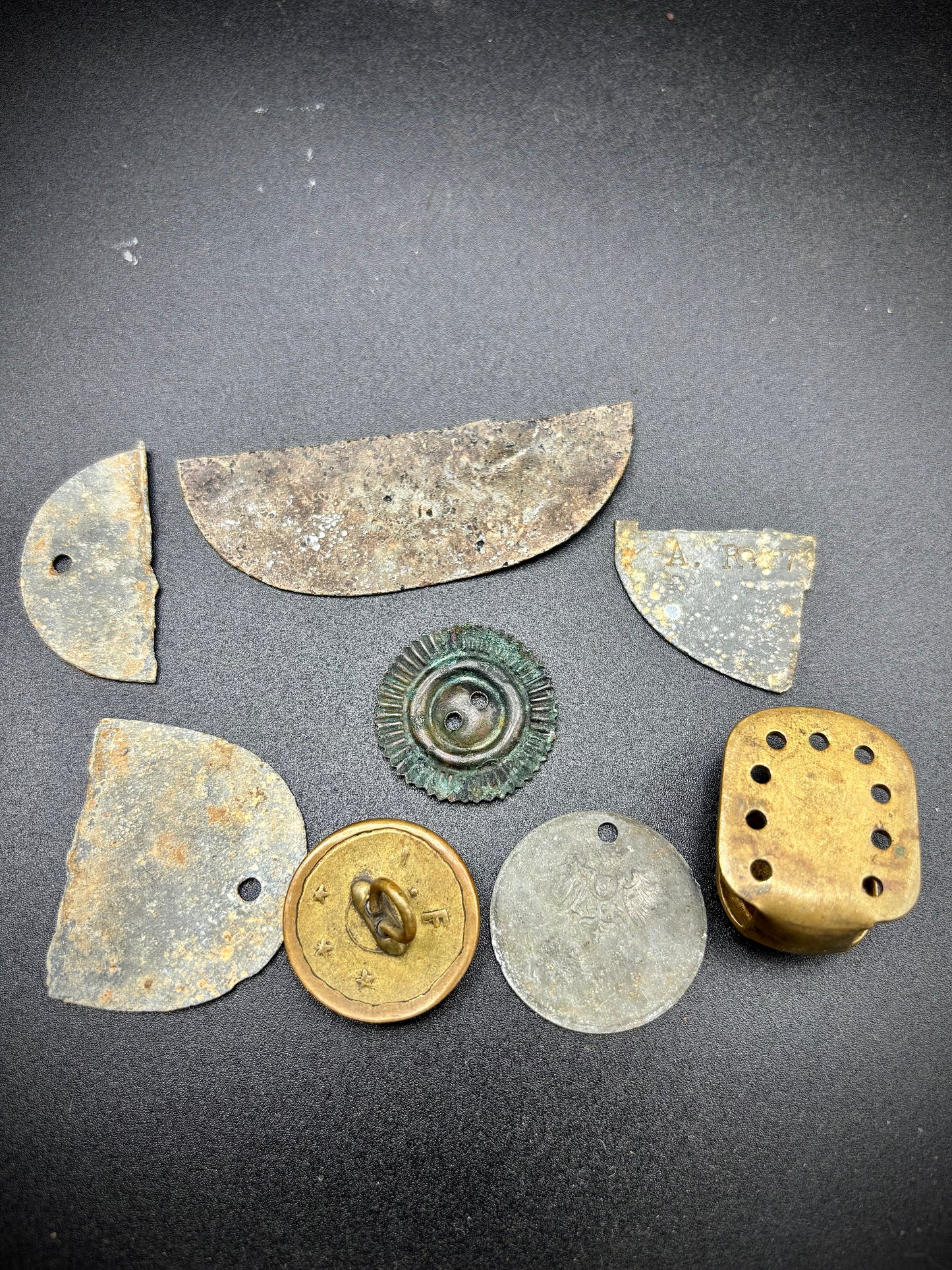 WW1 German Relic Lot Found In The Somme