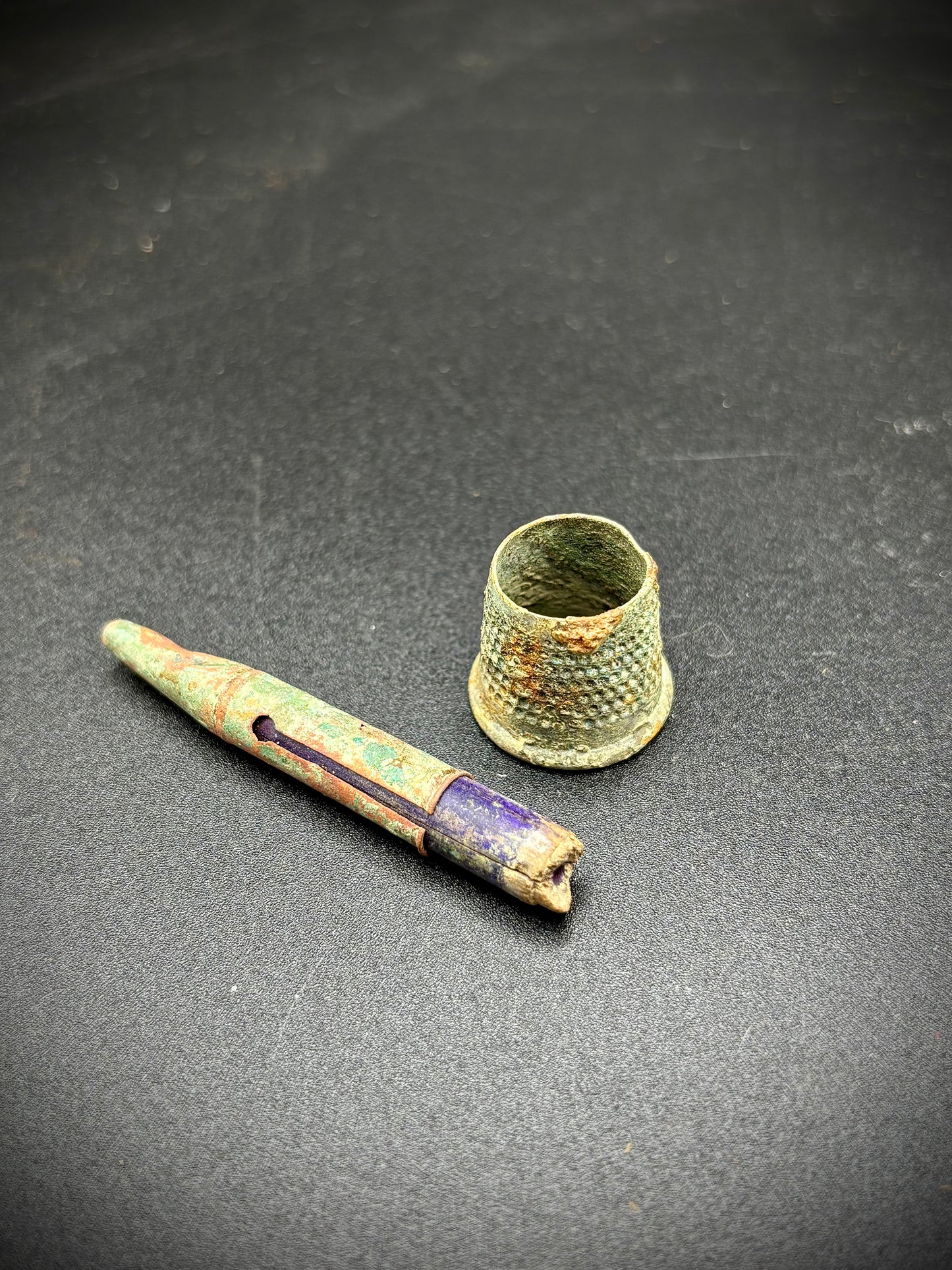 WW1 Thimble and Indelible Pencil Somme Finds