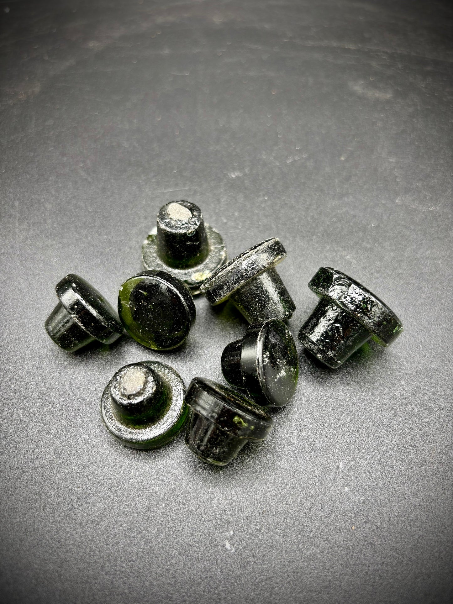 WW1 German Gas Shell Caps Green