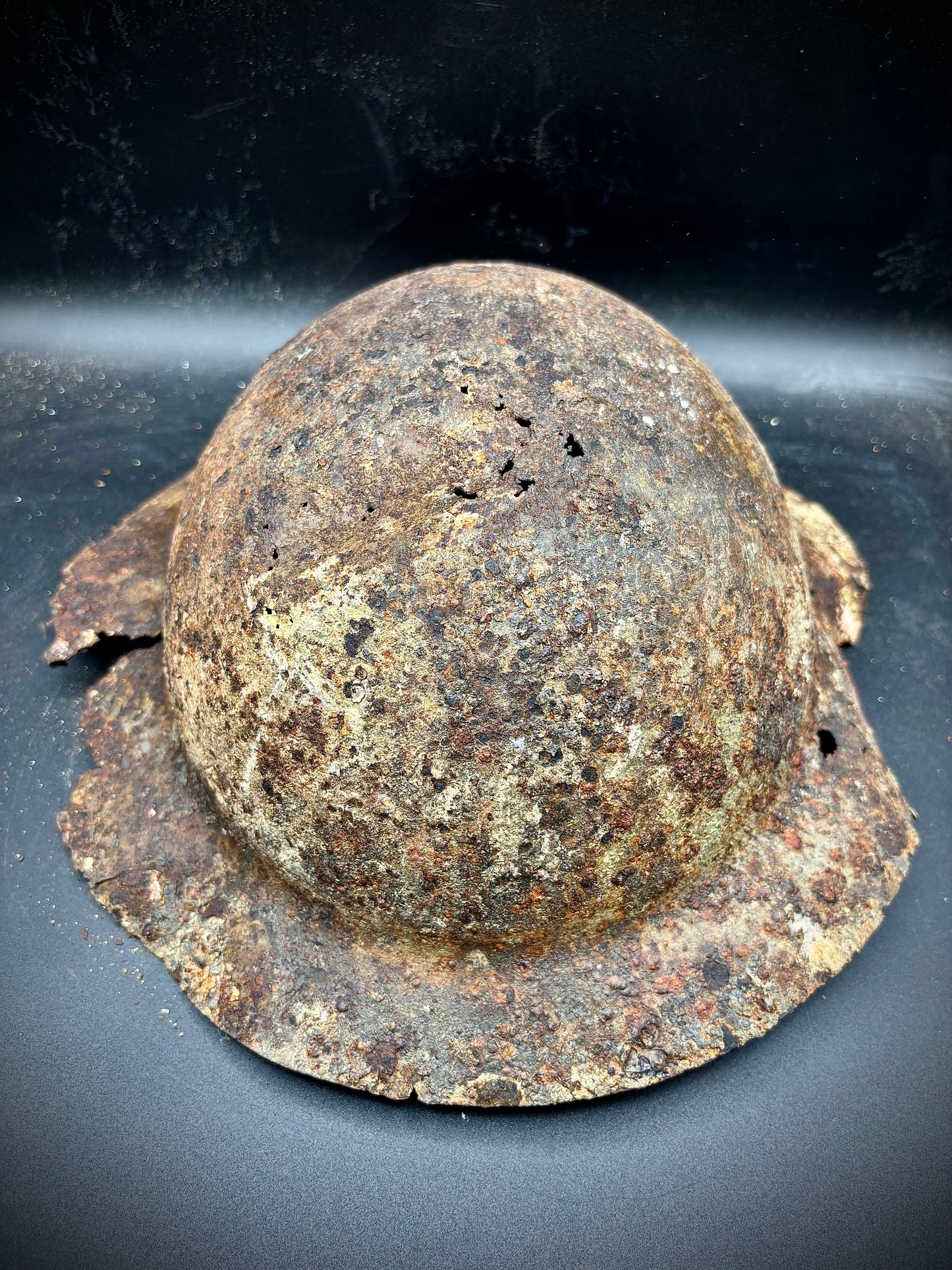 WW1 British Helmet Found At Mouquet Farm
