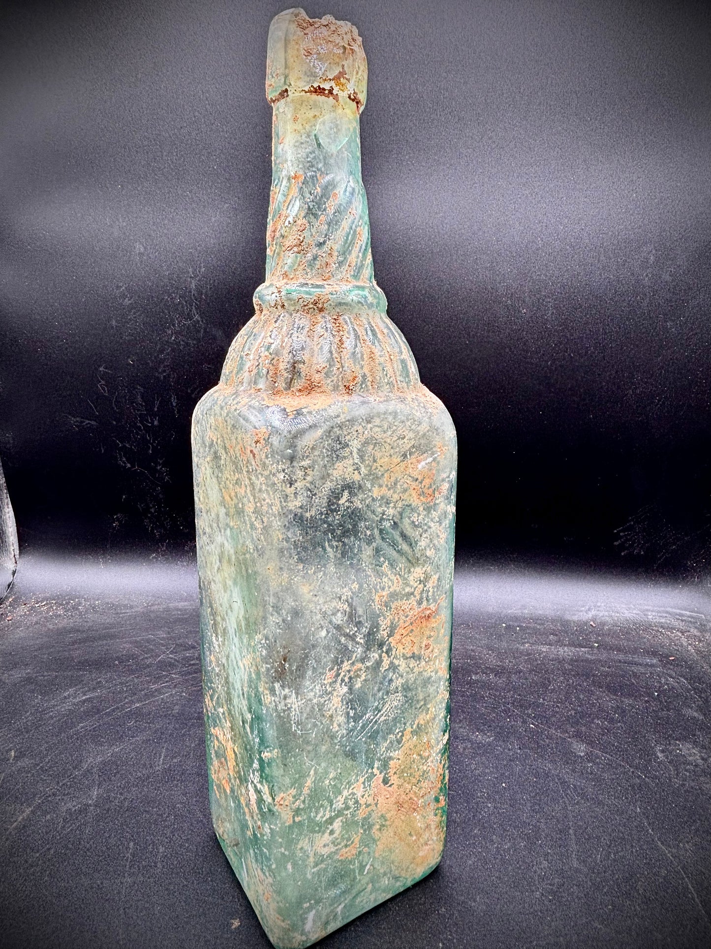 WW1 British Gin Bottle Made In London, Found In Albert Somme