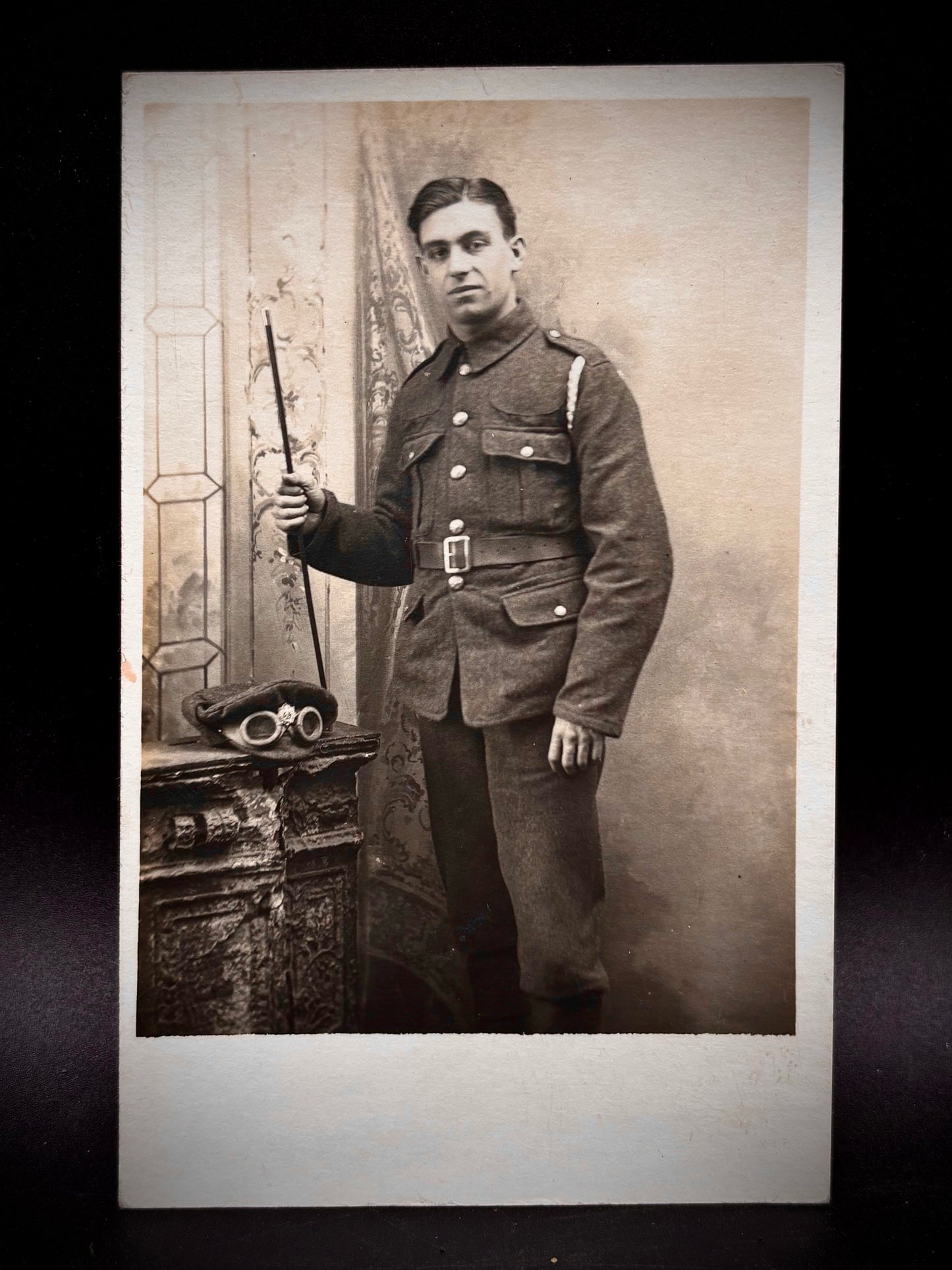WW1 Photograph ASC Driver/ Despatch Rider
