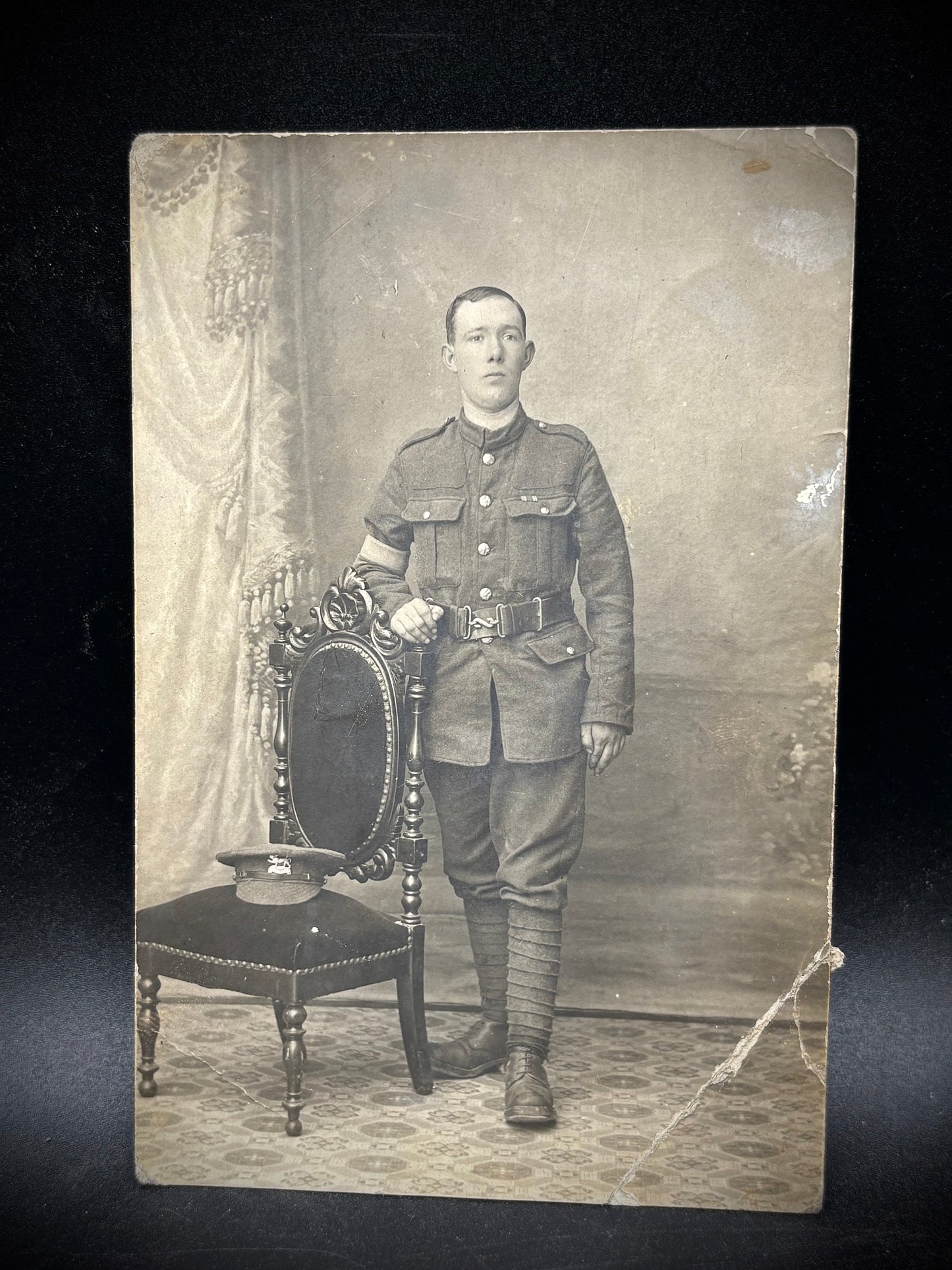 WW1 Leicestershire Regiment Photograph