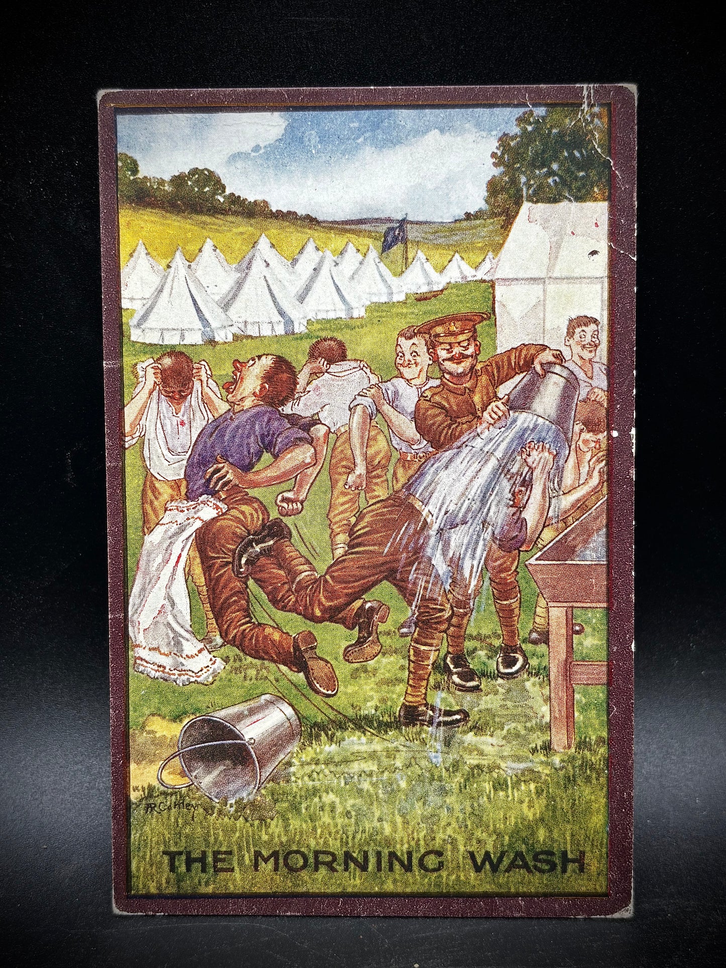 WW1 Comic Postcard