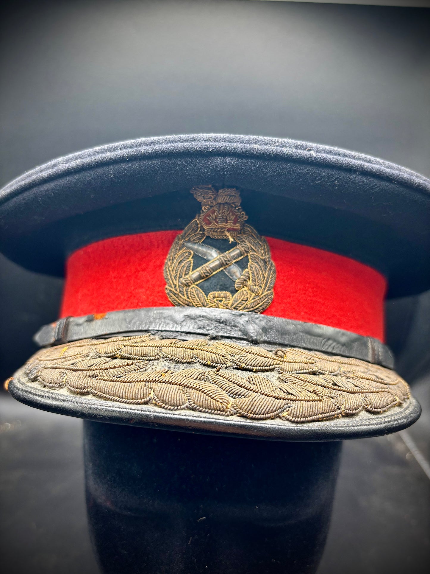 WW1 British Cap Which Belonged To Brigadier General John Vaughan Campbell (Victoria Cross)