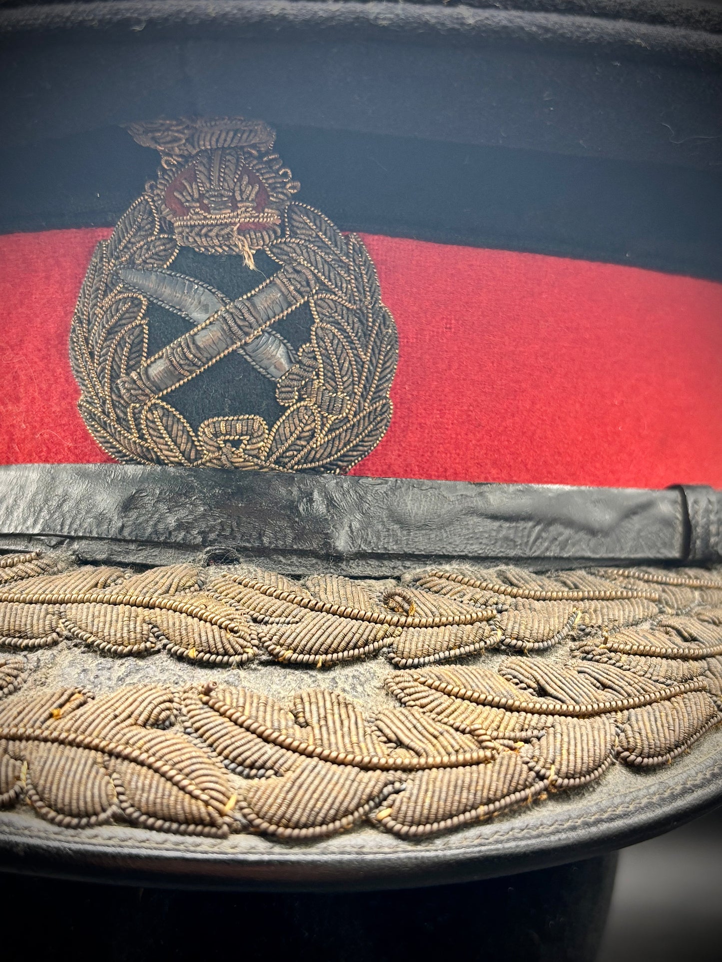 WW1 British Cap Which Belonged To Brigadier General John Vaughan Campbell (Victoria Cross)