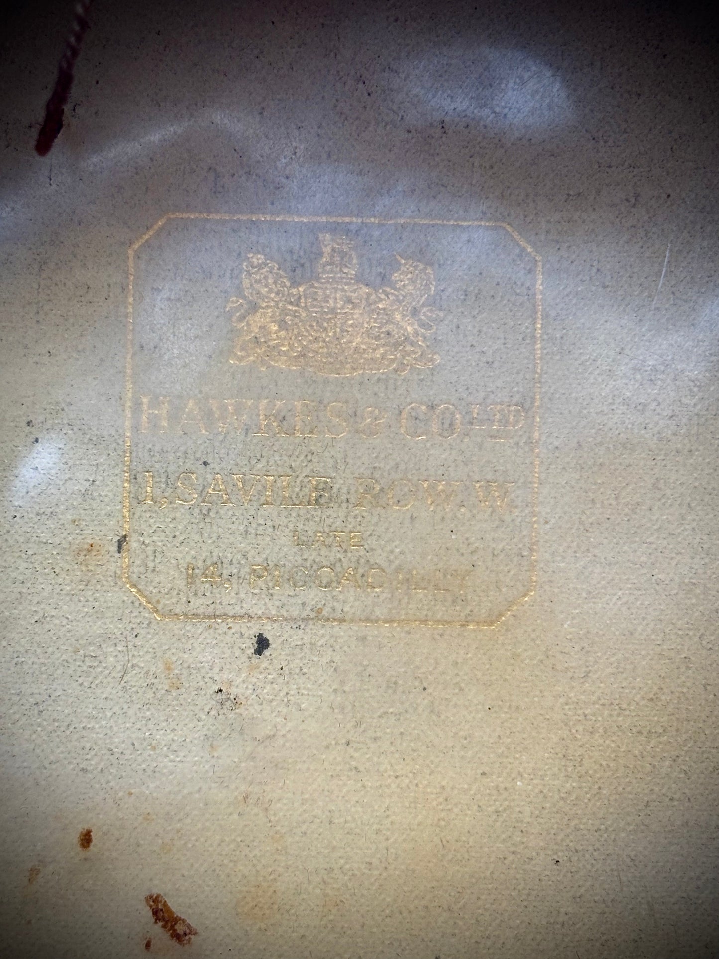 WW1 British Cap Which Belonged To Brigadier General John Vaughan Campbell (Victoria Cross)