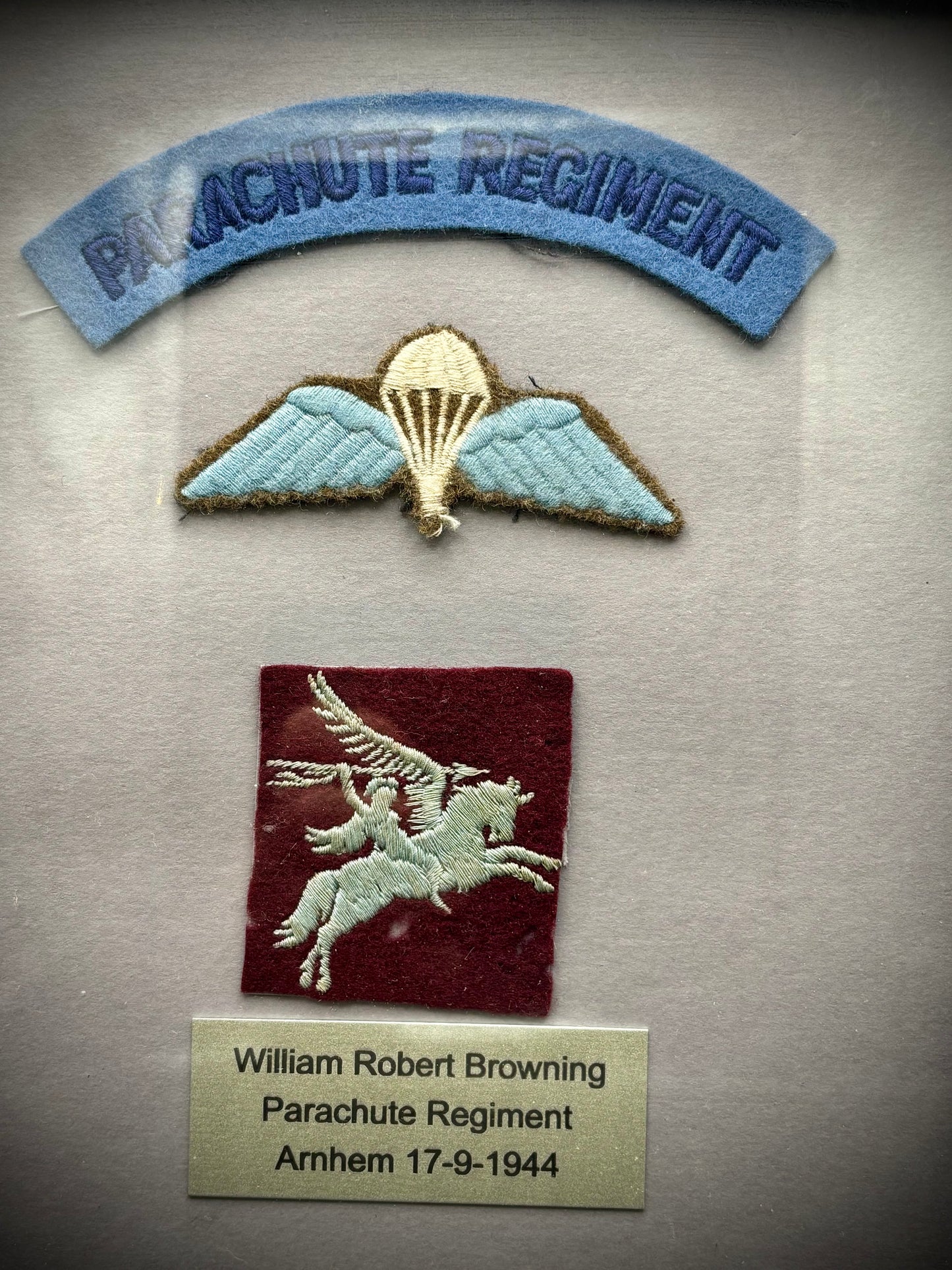 WW2 British Airborne Cloth Badges Arnhem