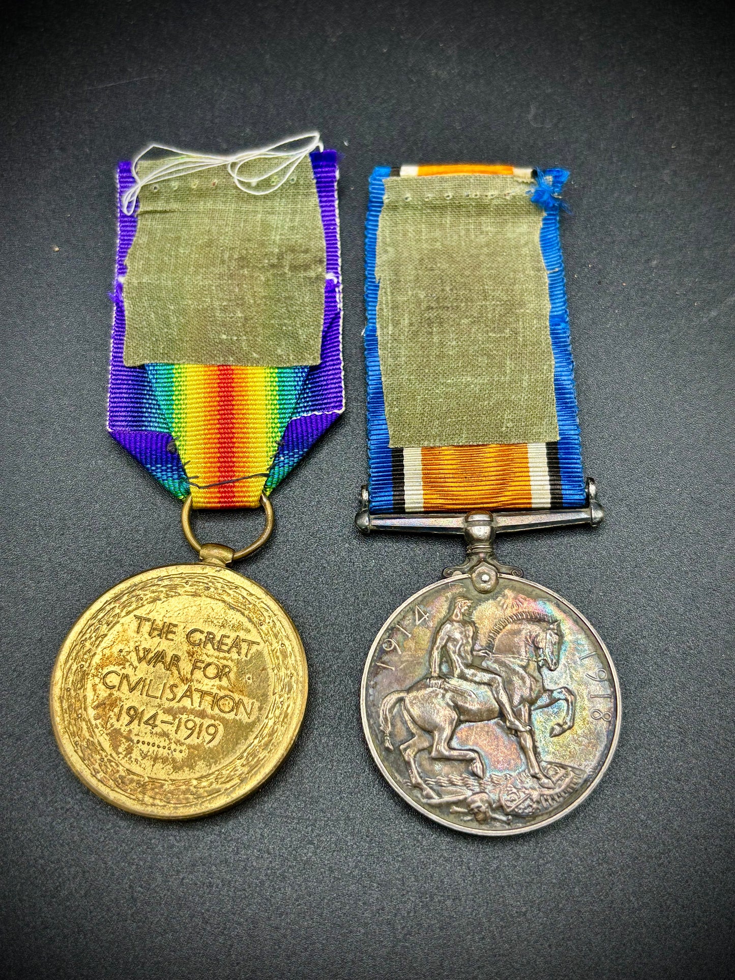WW1 46th Division Officer Casualty Medals 29th September 1918- Hindenburg Line