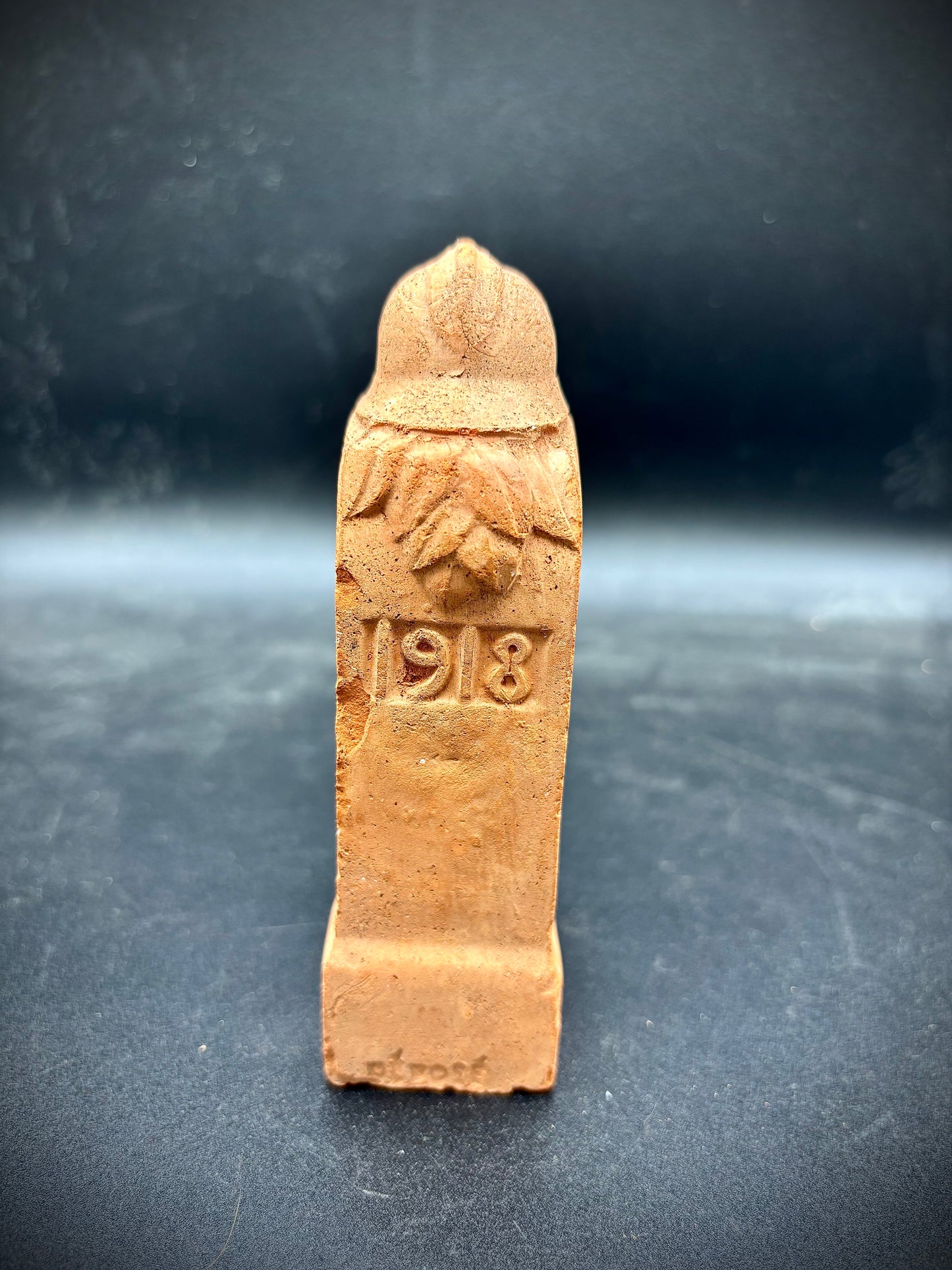 WW1 Verdun Terracotta Memorial Marker 1920