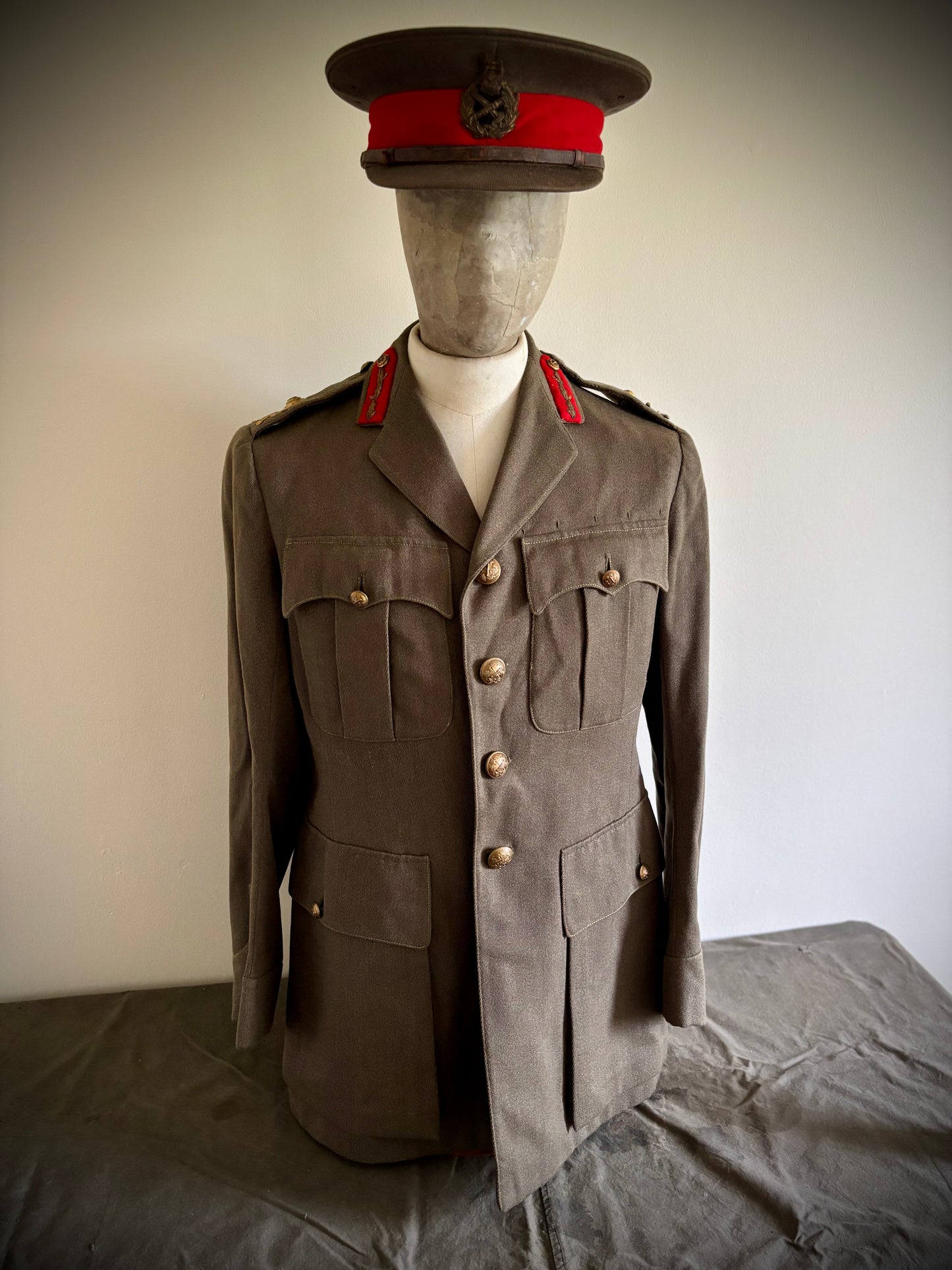 WW1 Major General Boyd's Tunic and Cap 46th Division