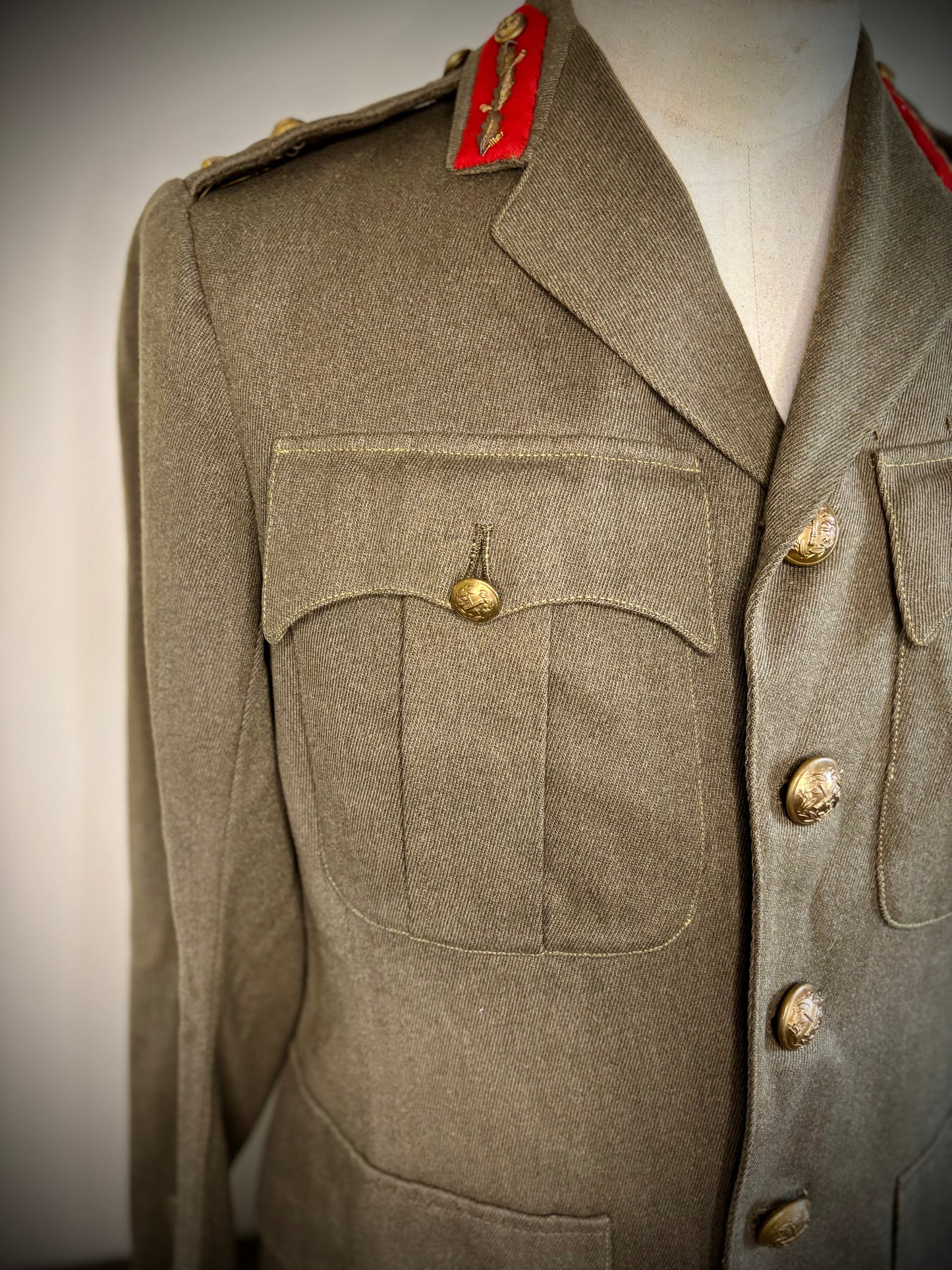 WW1 Major General Boyd's Tunic and Cap 46th Division