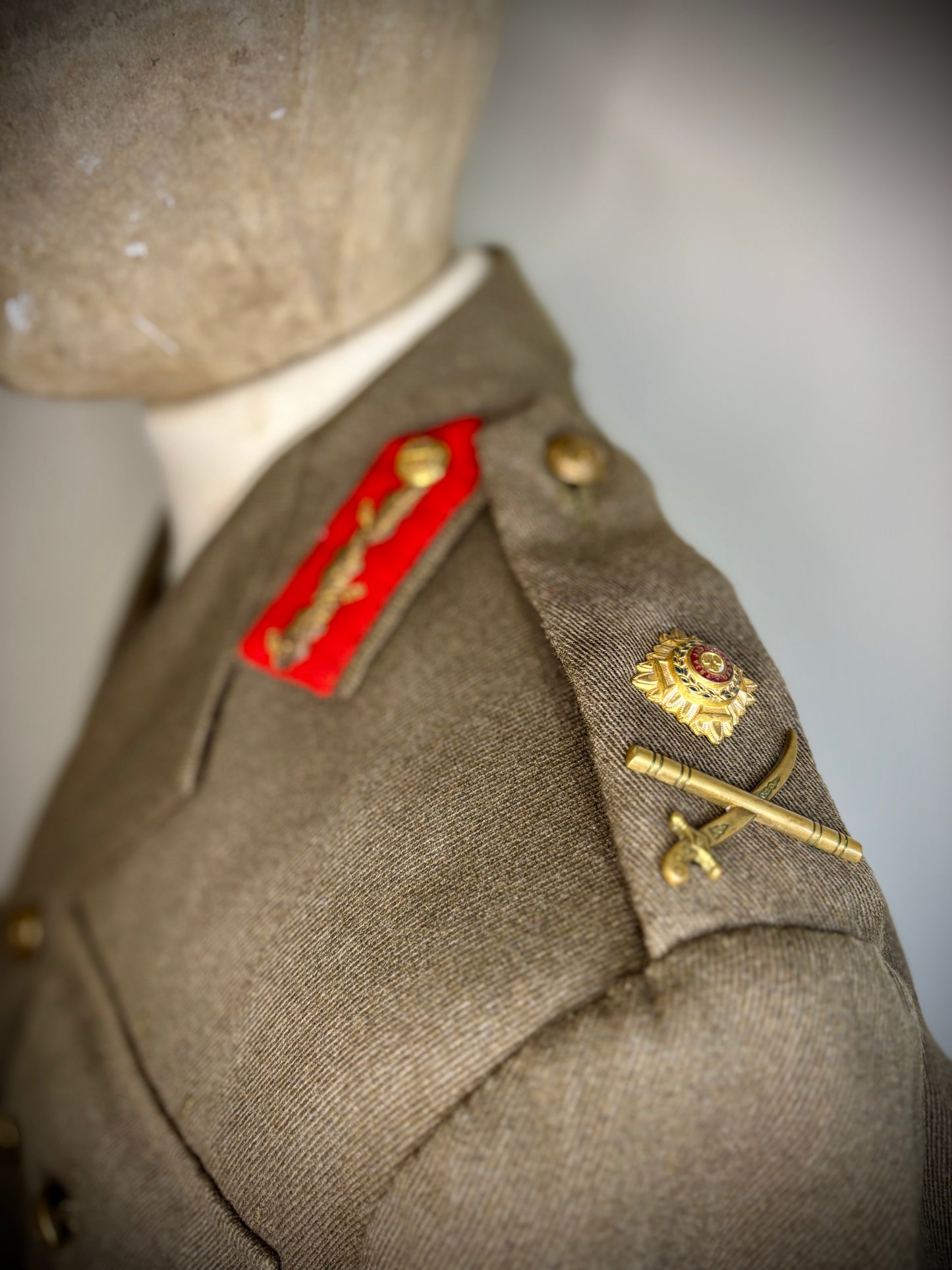 WW1 Major General Boyd's Tunic and Cap 46th Division