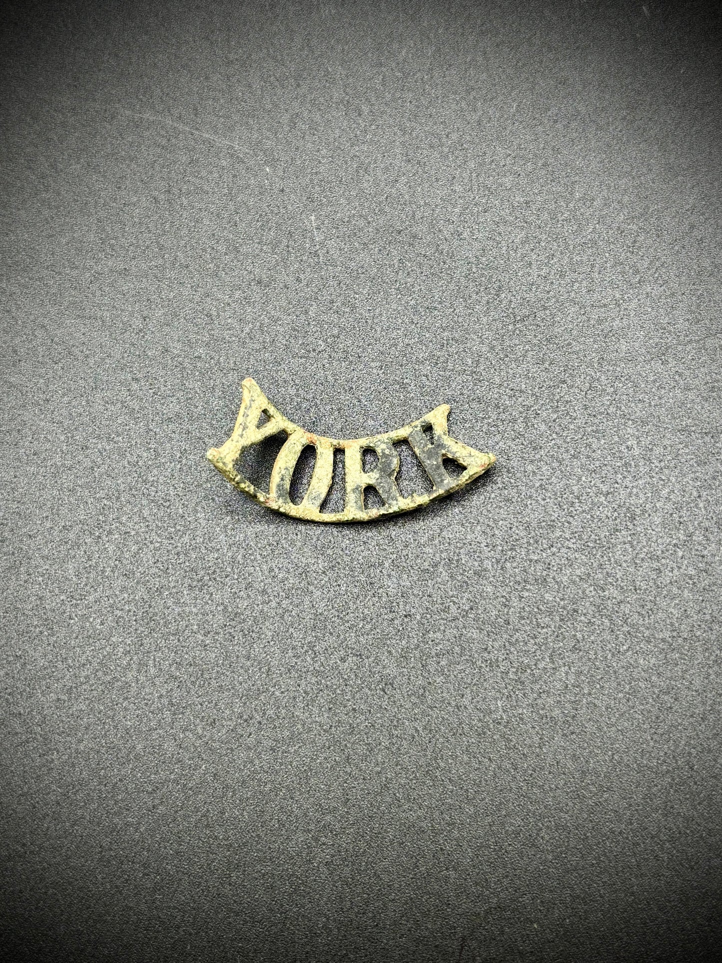 WW1 York Relic Shoulder Title Somme Find