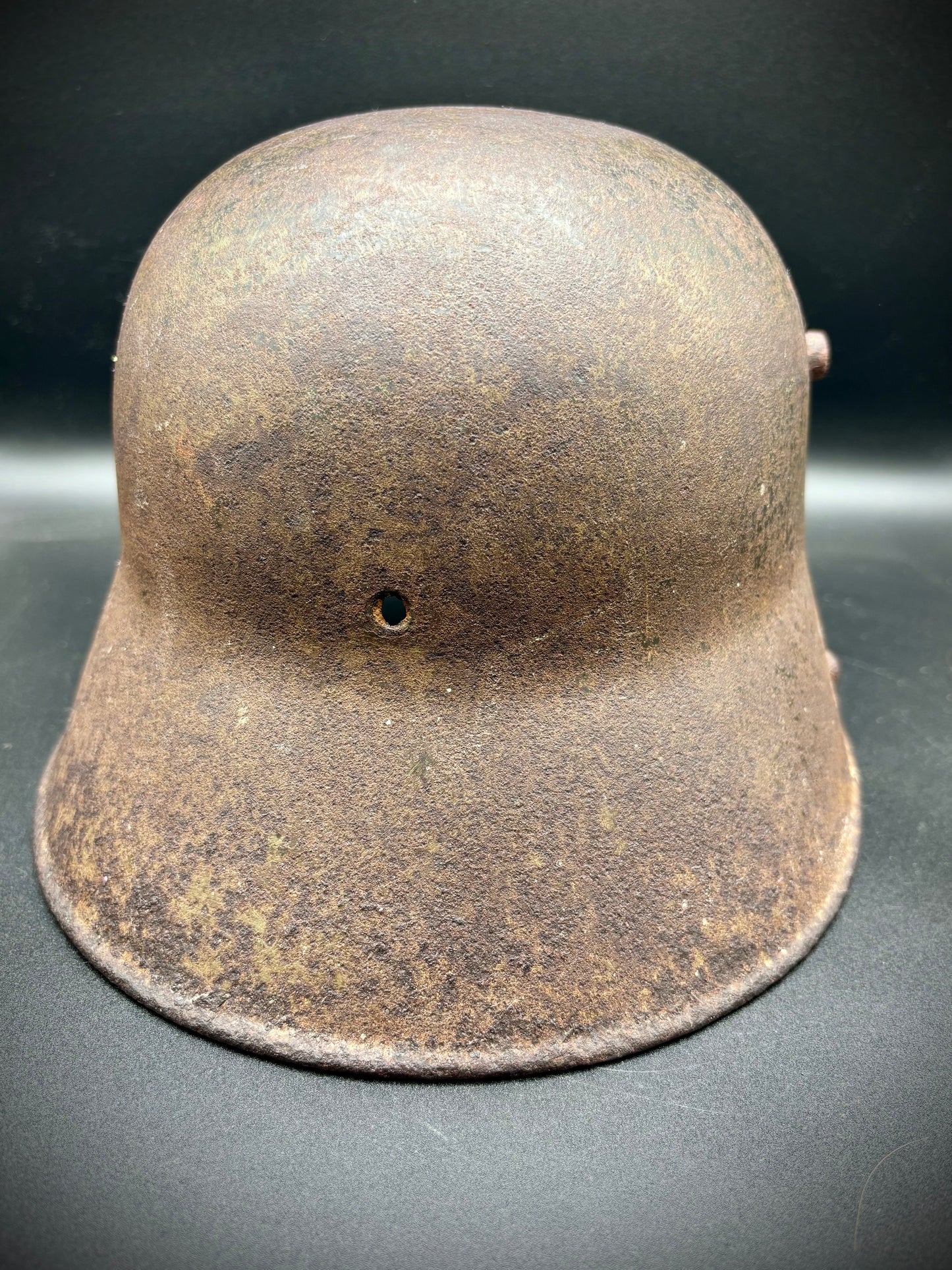 WW1 German M16 Helmet With Camouflage and Name Somme Find