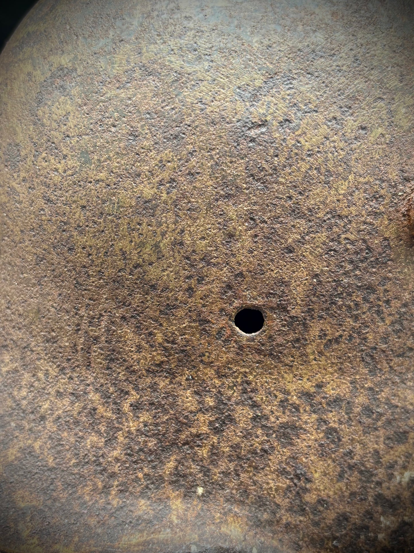 WW1 German M16 Helmet With Camouflage and Name Somme Find