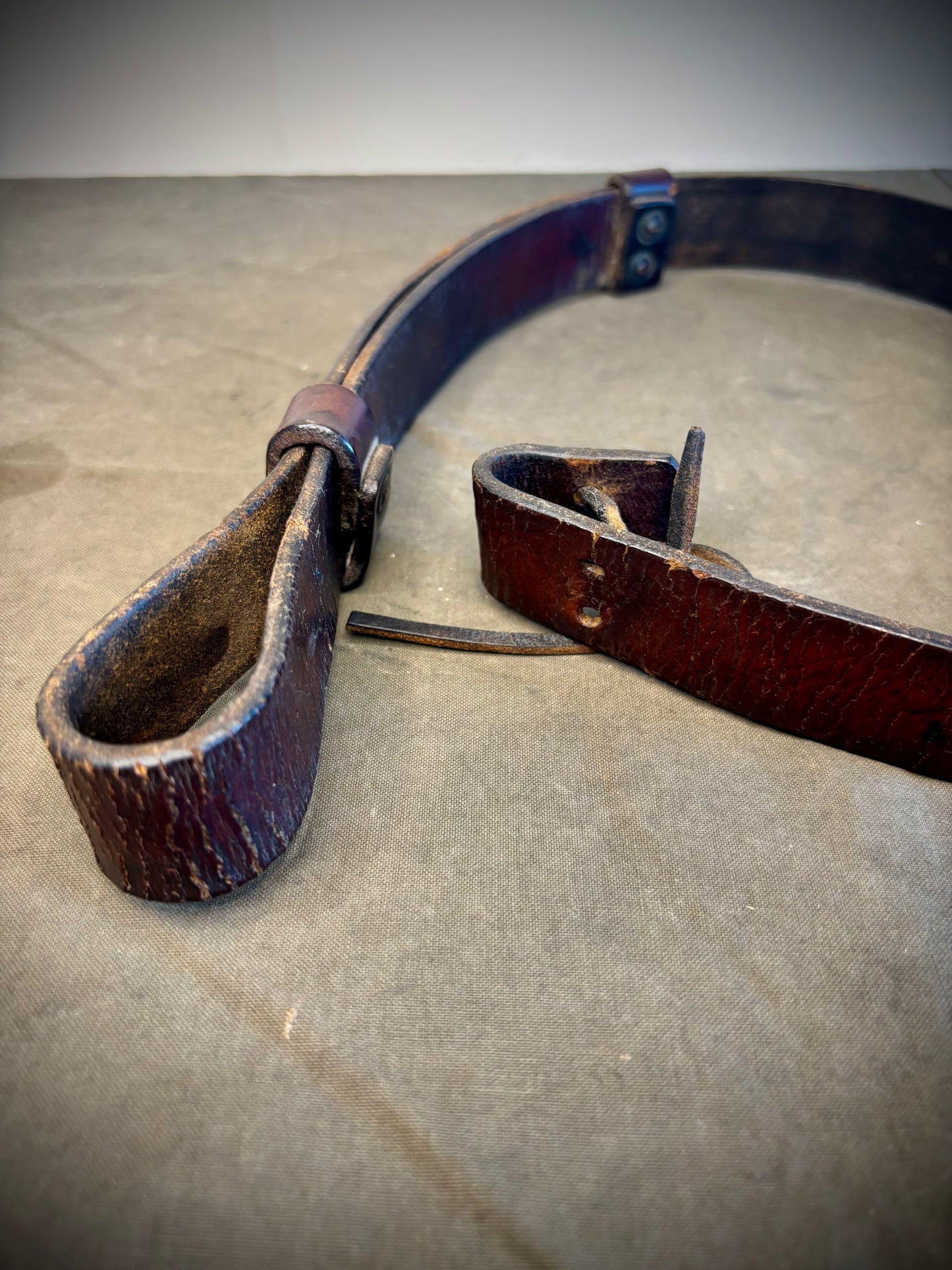 WW1 SMLE Leather Sling 1916 Dated Somme Find