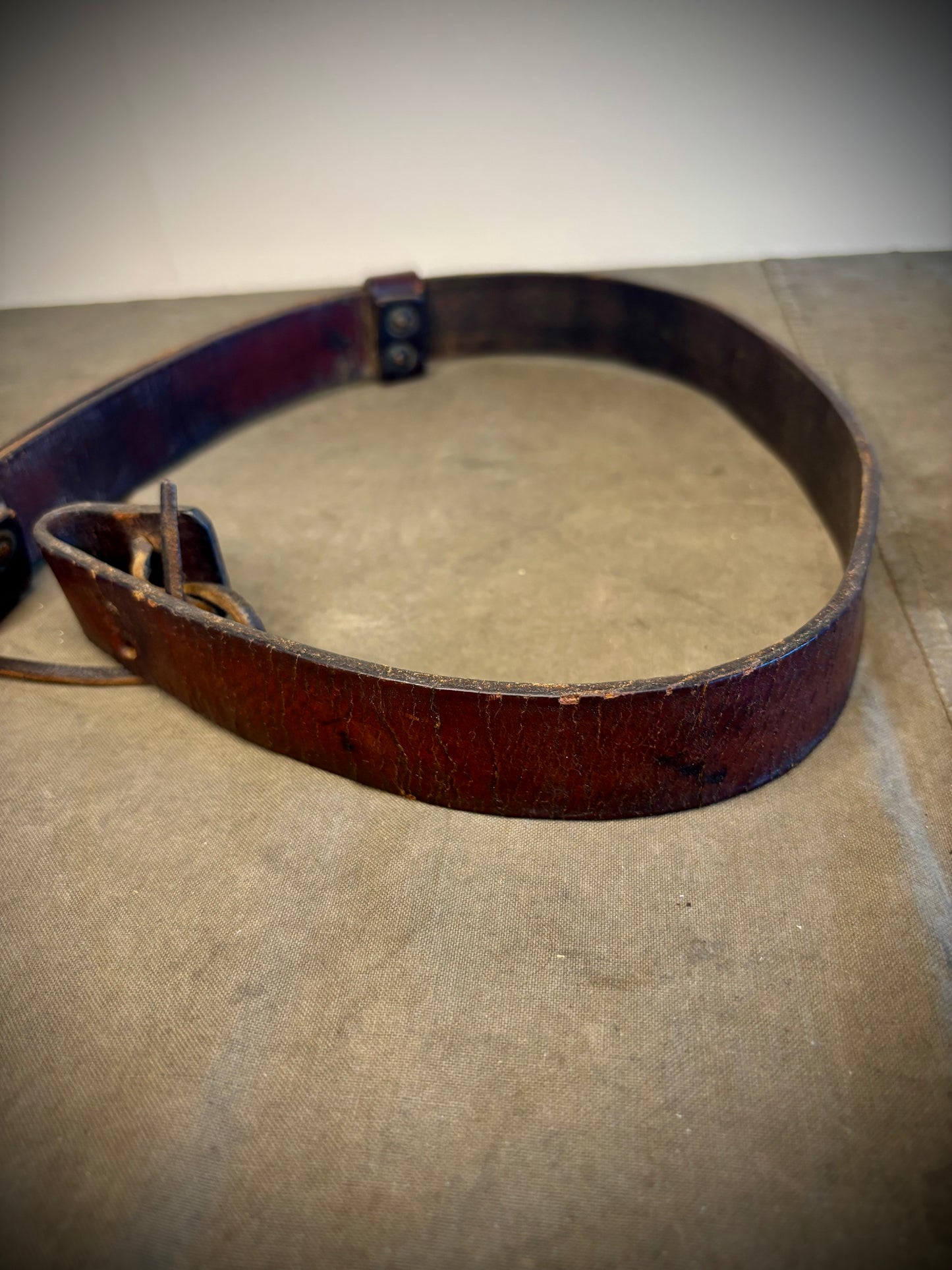 WW1 SMLE Leather Sling 1916 Dated Somme Find