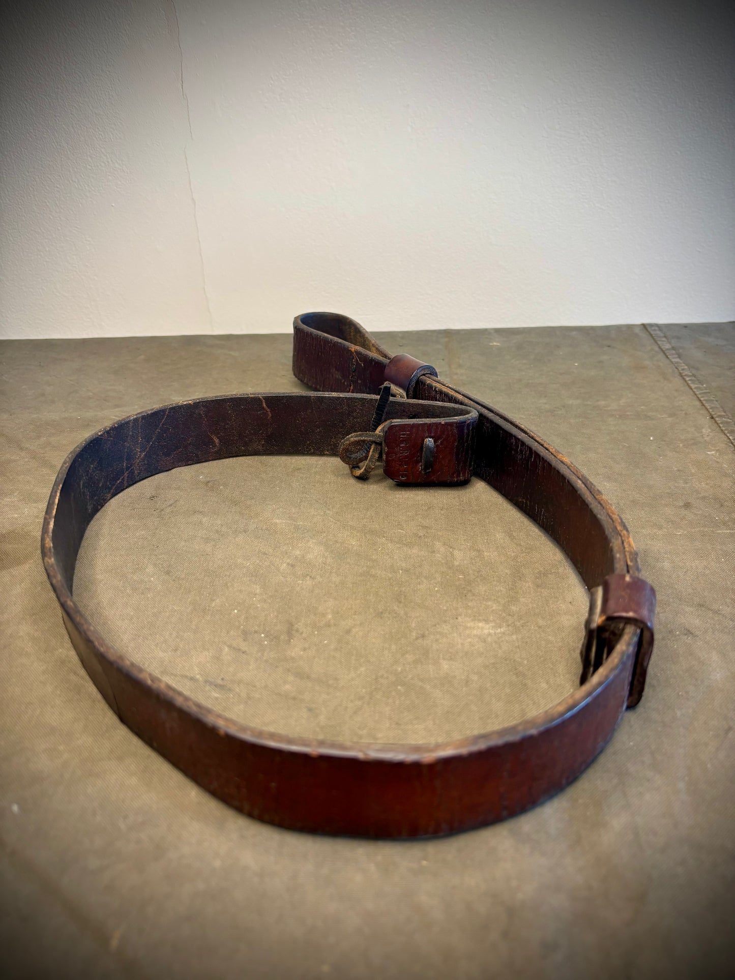 WW1 SMLE Leather Sling 1916 Dated Somme Find