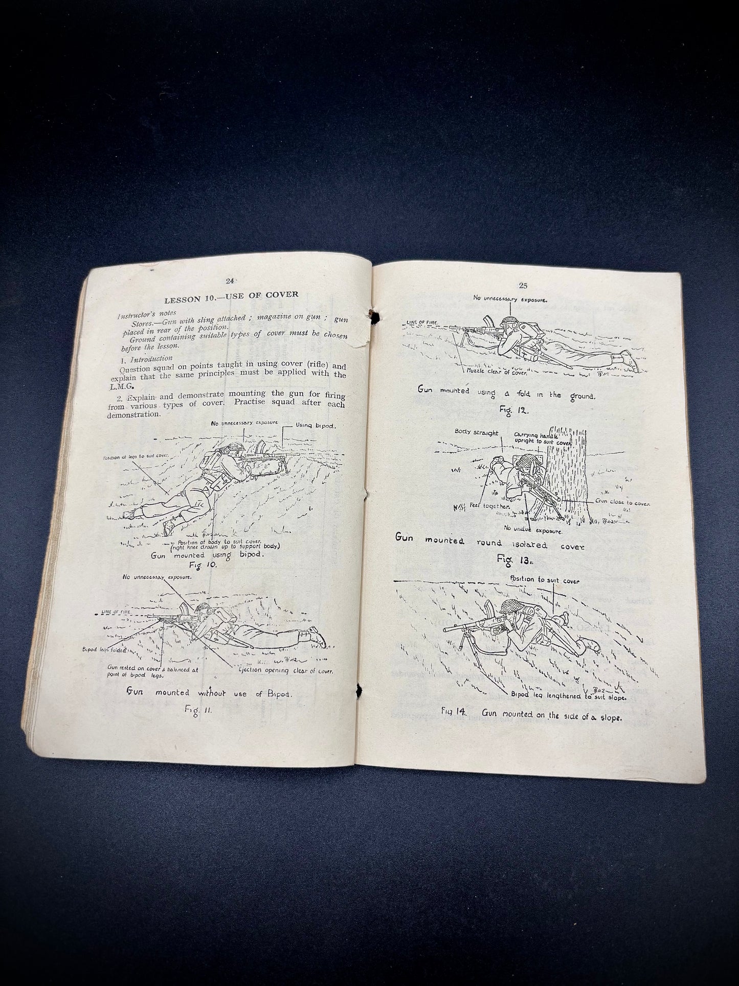 WW2 Light Machine Gun Pamphlet 1942 Bren Gun