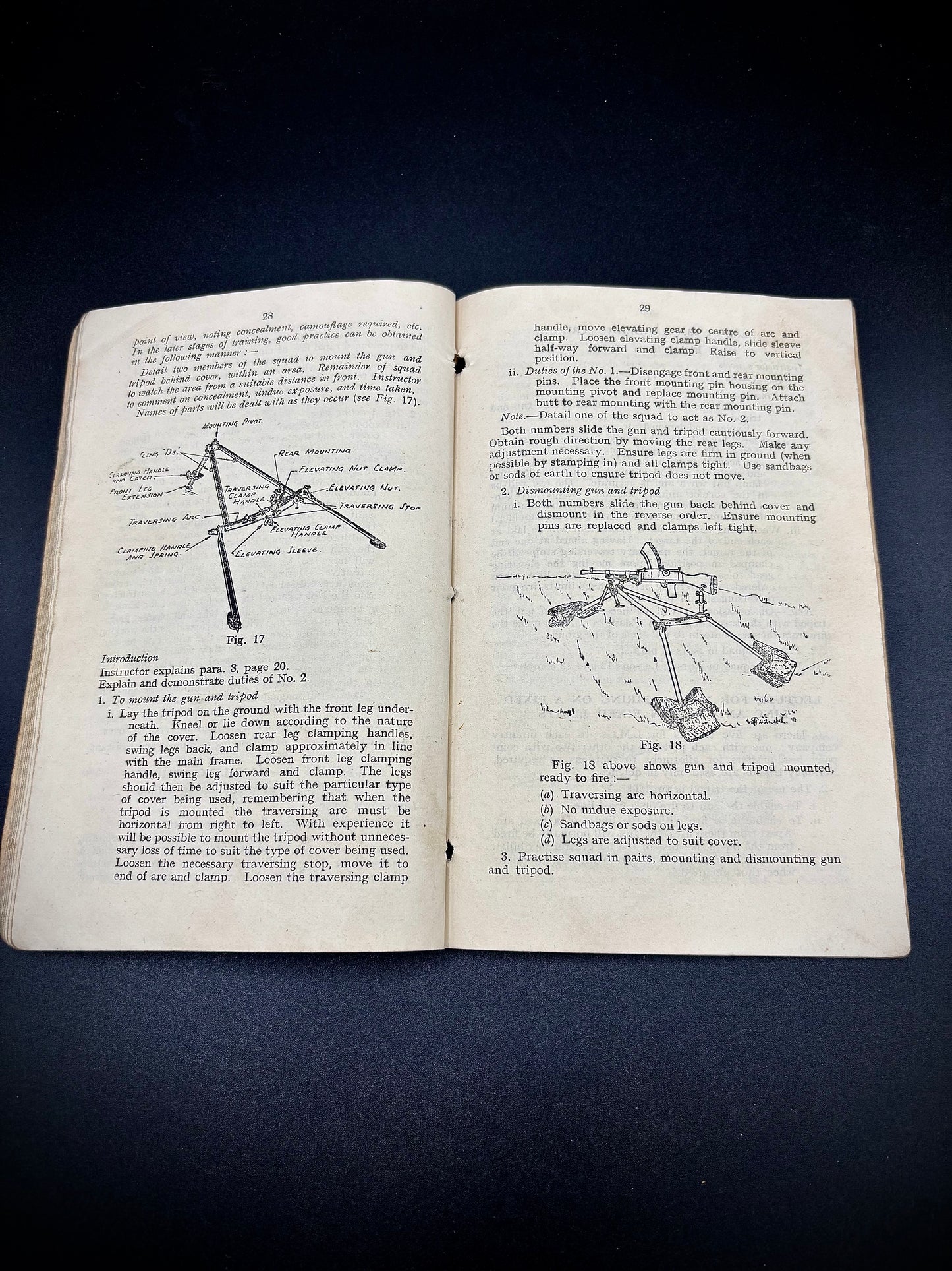 WW2 Light Machine Gun Pamphlet 1942 Bren Gun