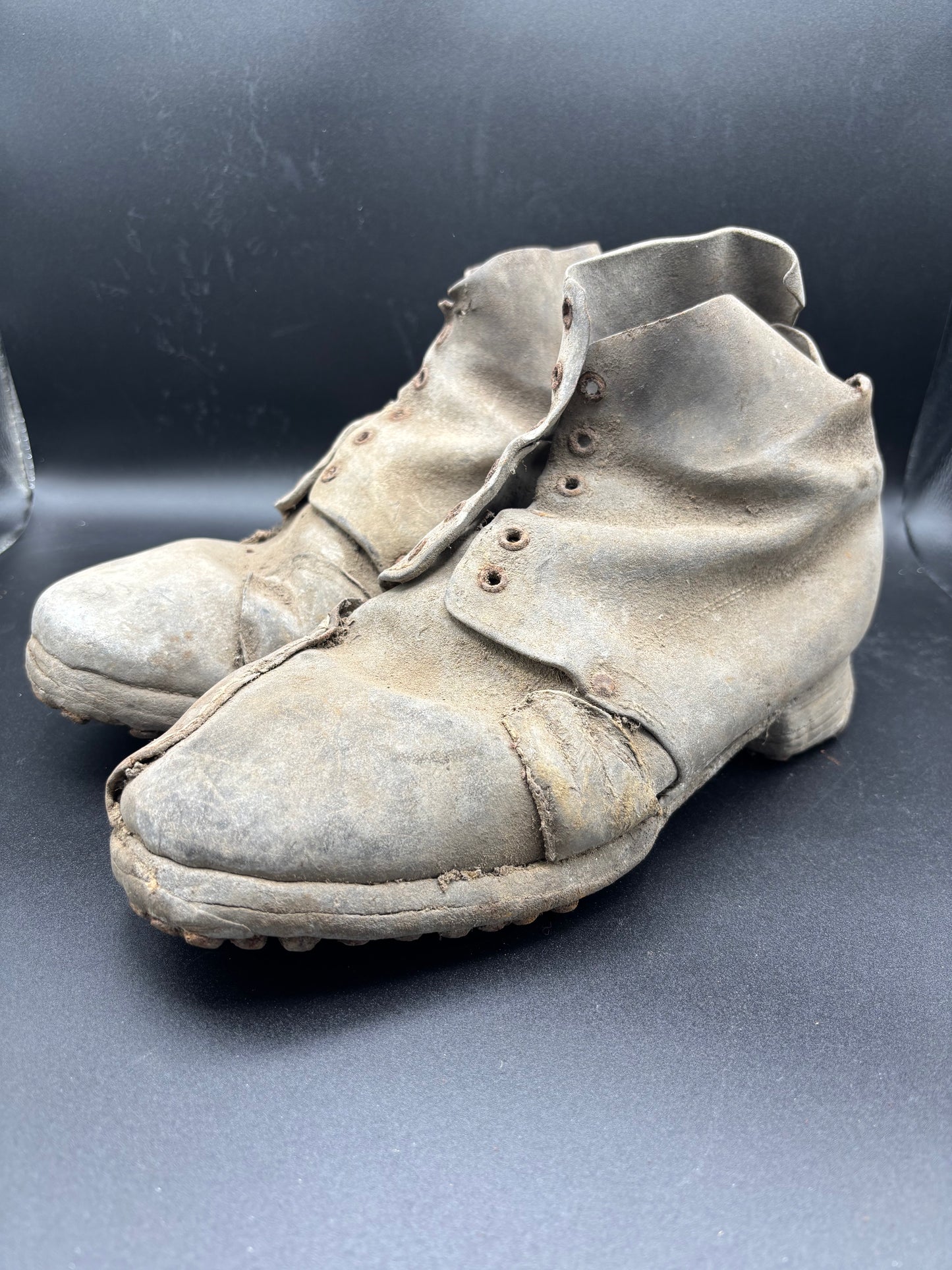 WW1 French Boots Loft Find St Quentin
