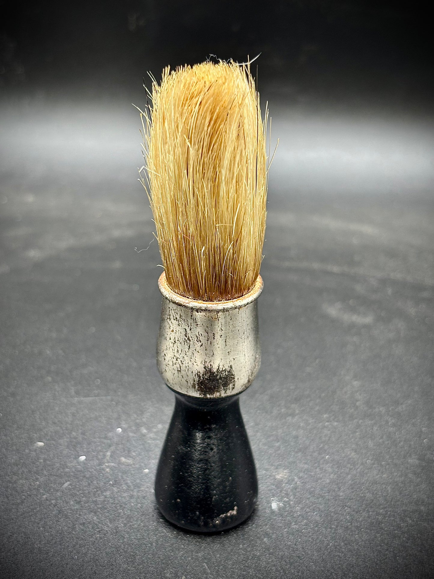 WW1 British Shaving Cream Brush Dated 1915