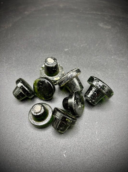 WW1 German Gas Shell Caps Green