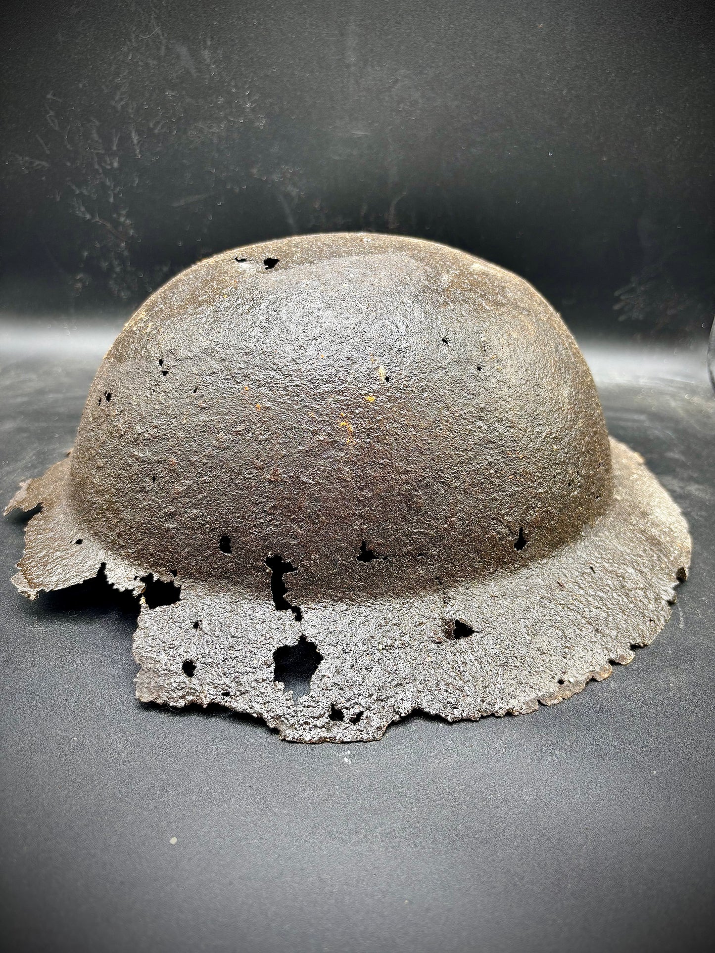 WW1 British Helmet Found At Mouquet Farm, Somme