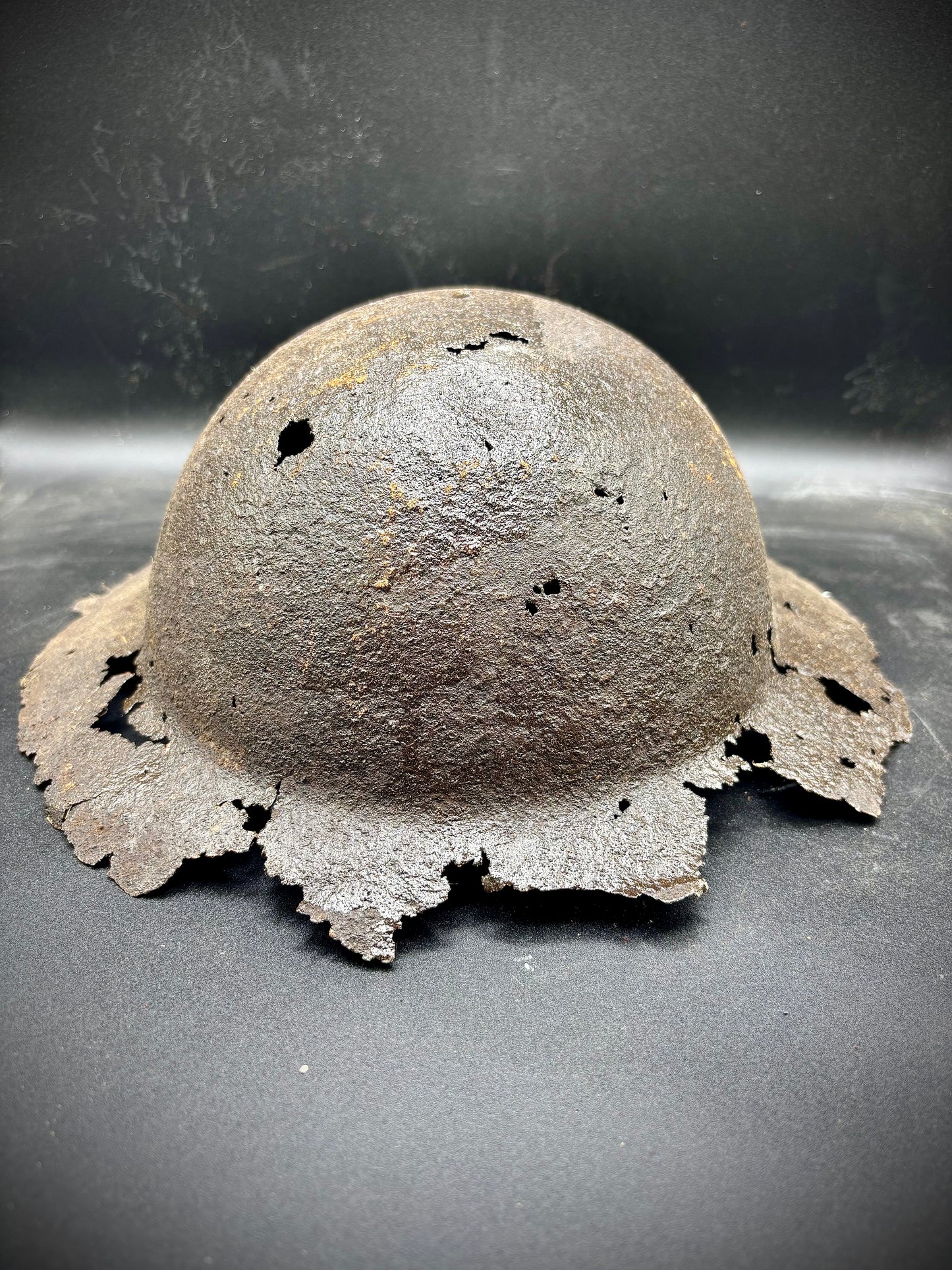 WW1 British Helmet Found At Mouquet Farm, Somme