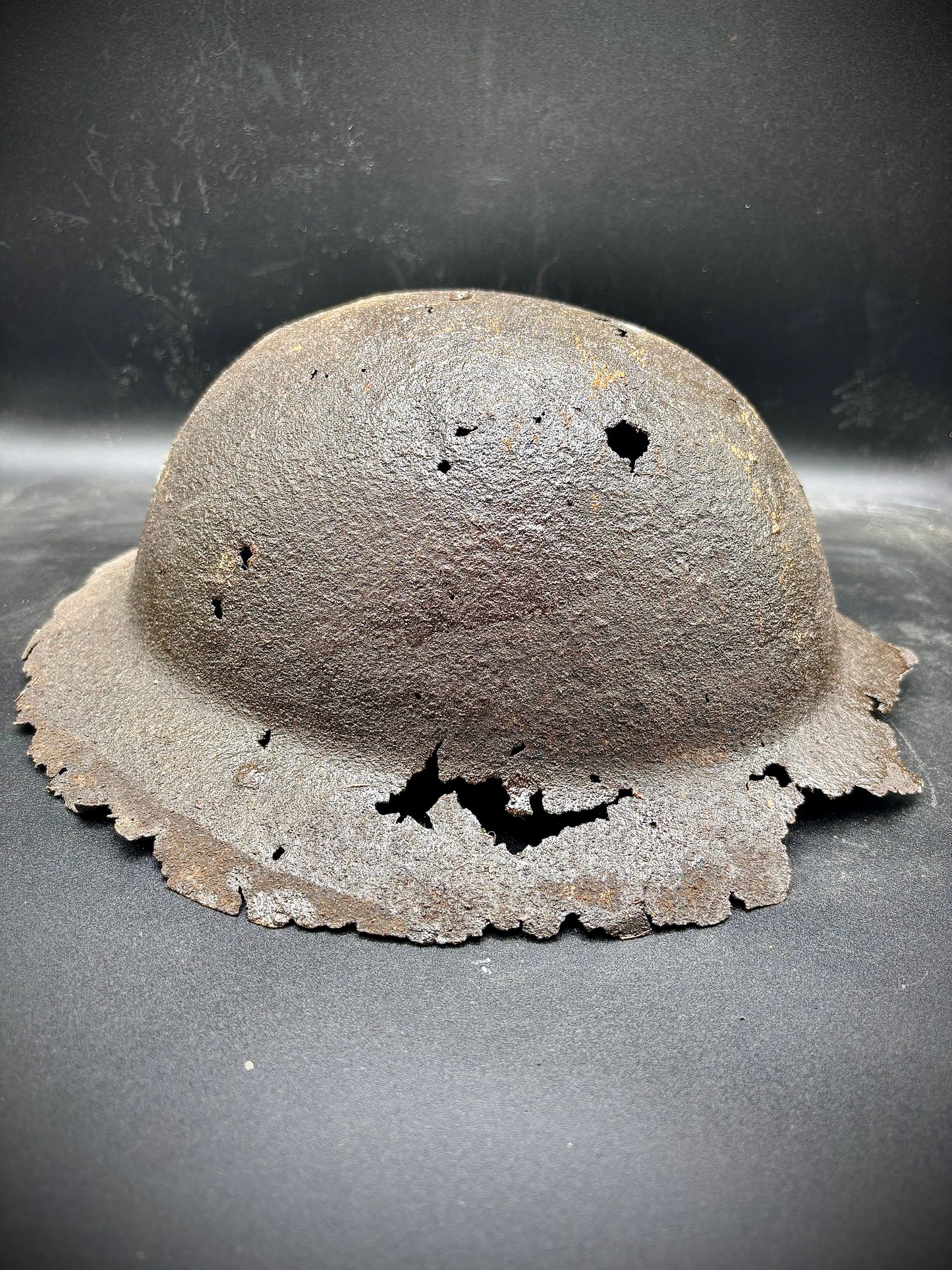 WW1 British Helmet Found At Mouquet Farm, Somme
