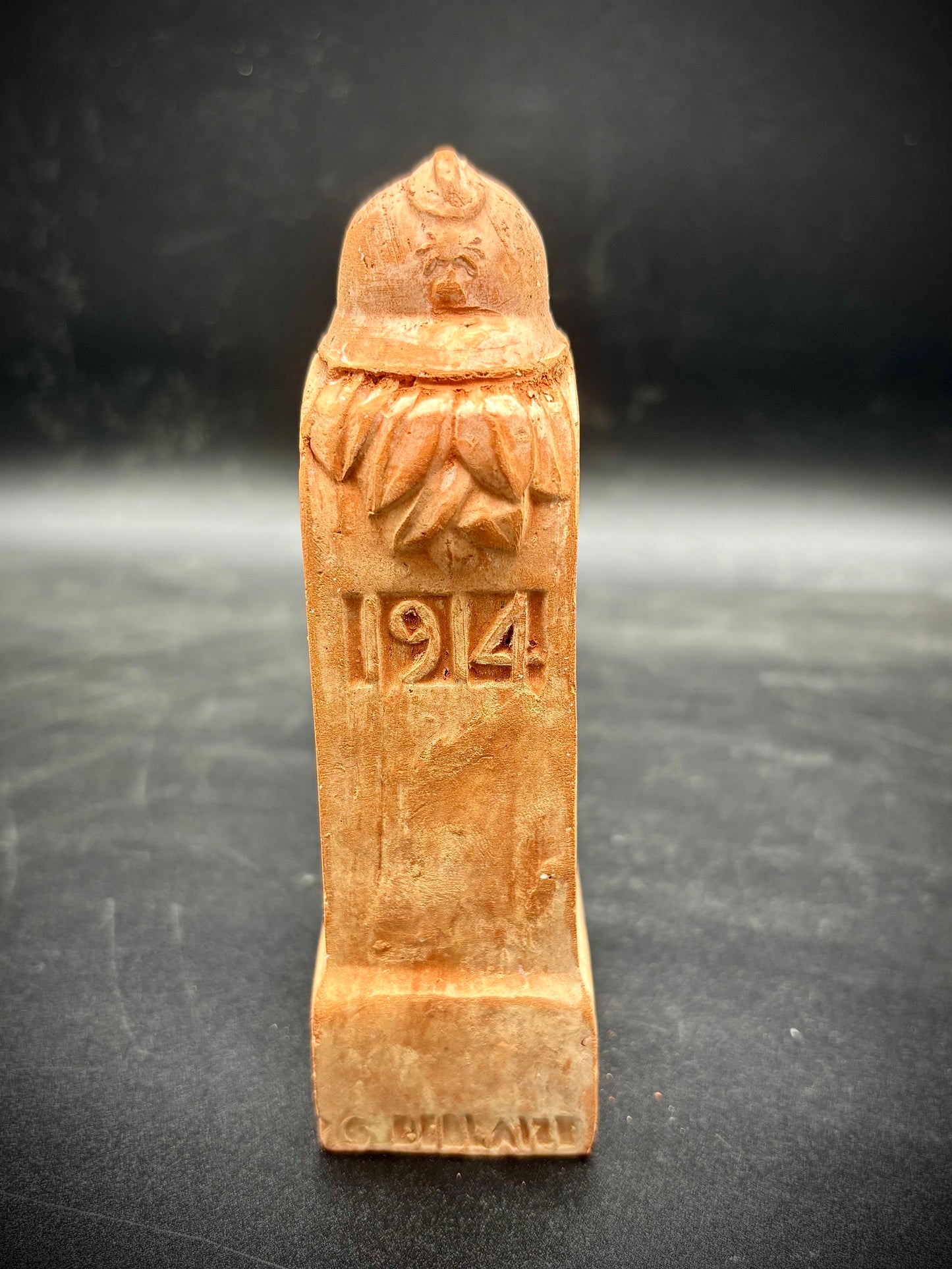 WW1 Verdun Terracotta Memorial Marker 1920