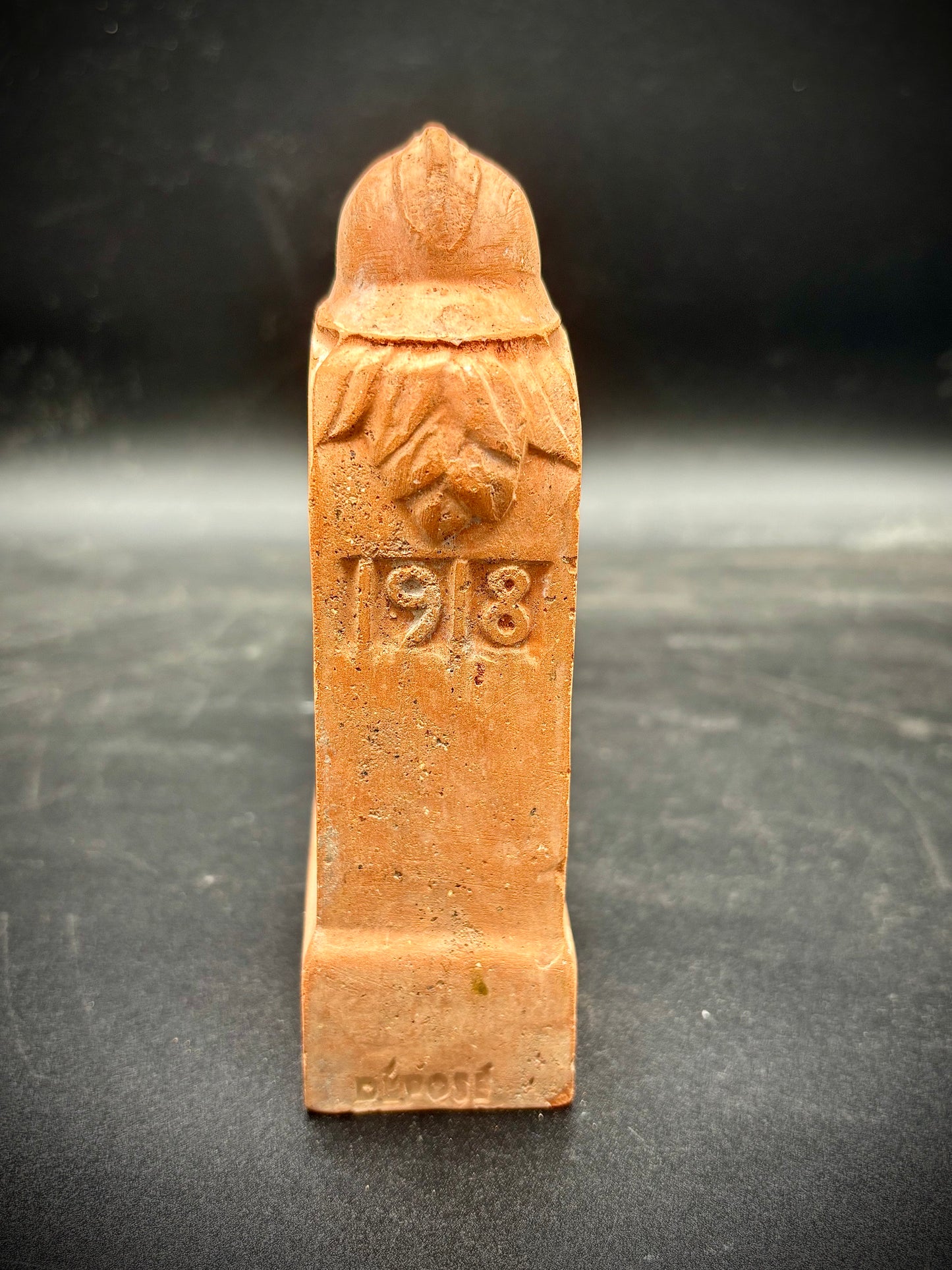 WW1 Verdun Terracotta Memorial Marker 1920