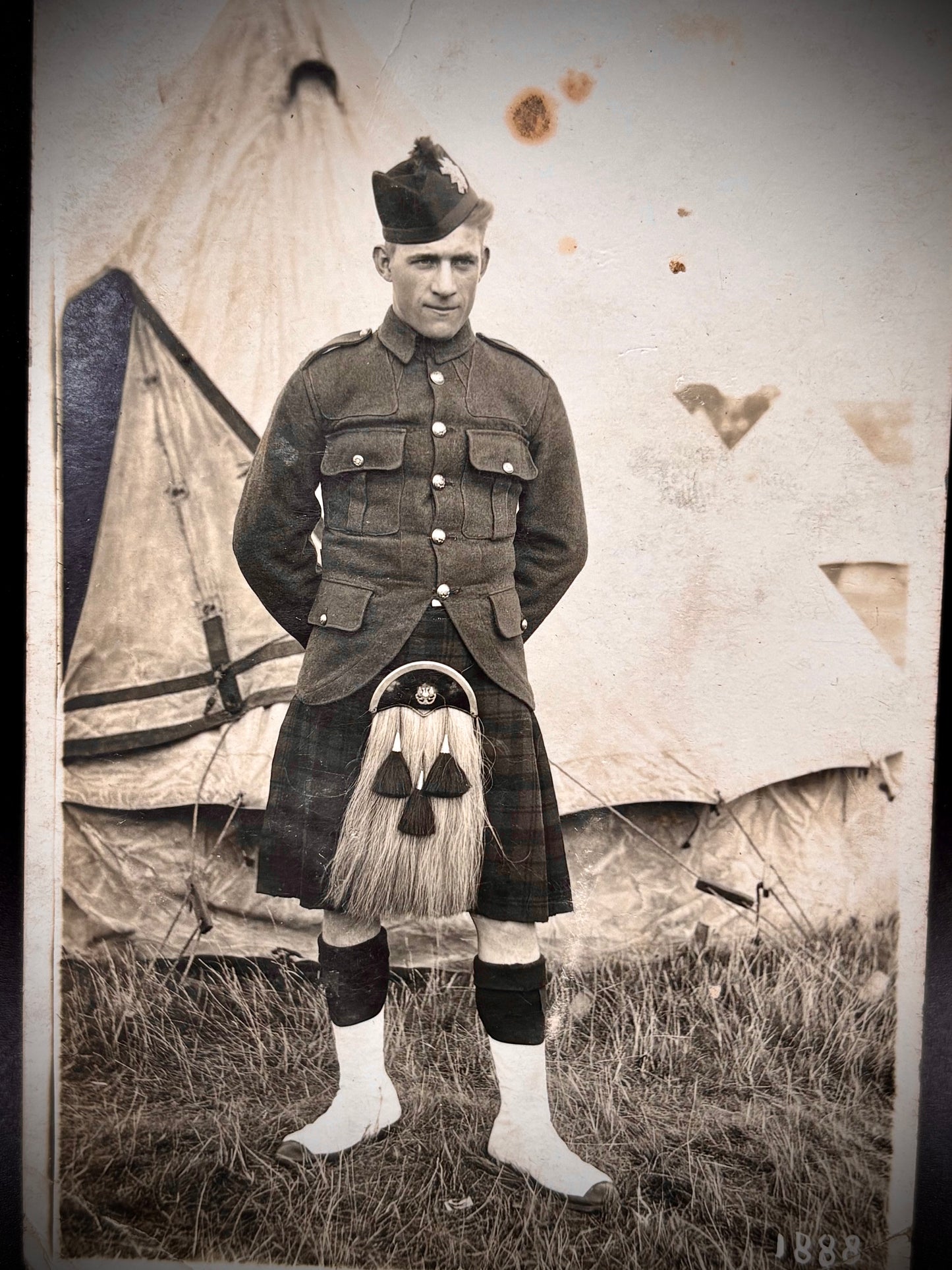 WW1 Scottish Postcard
