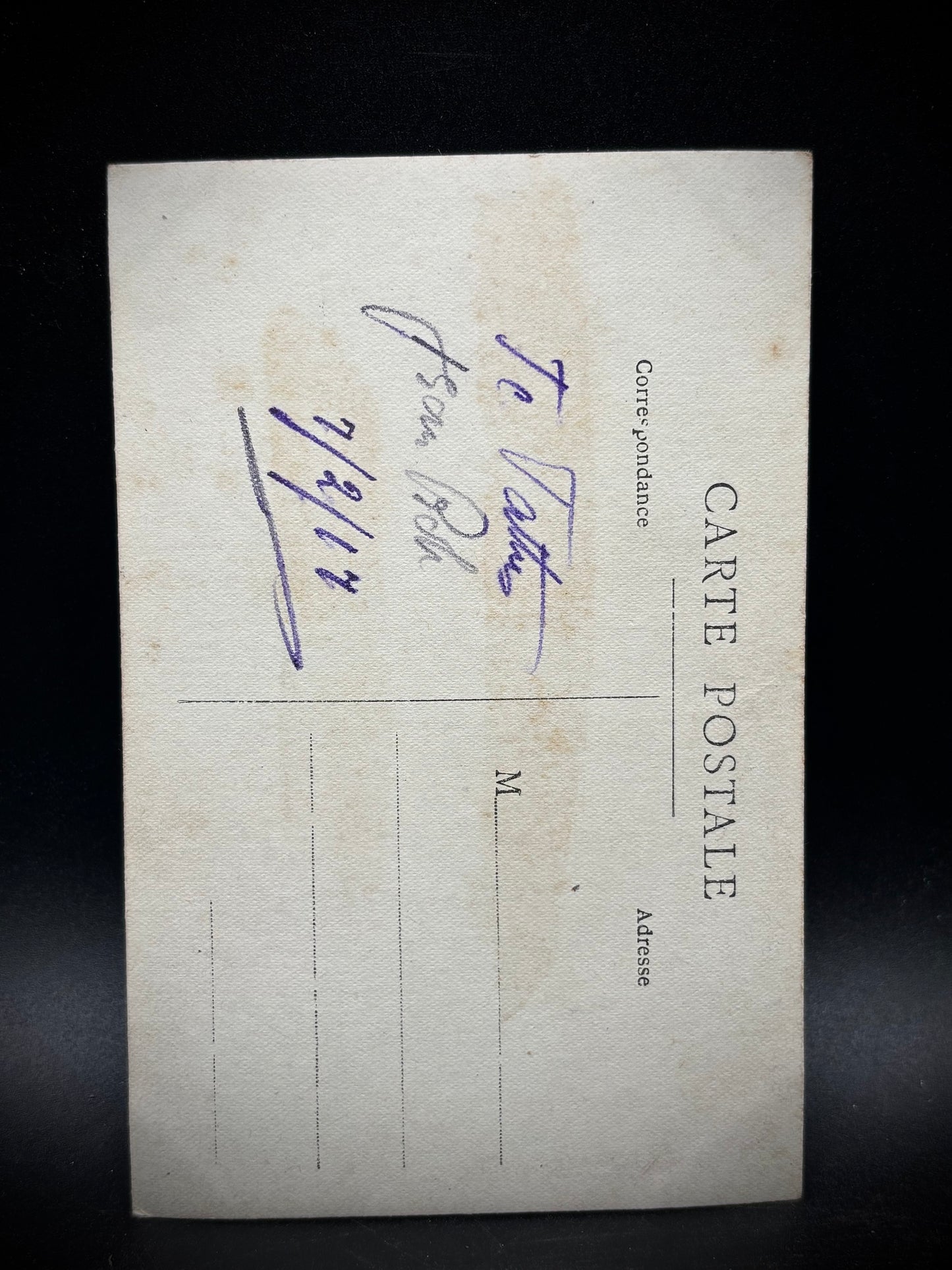 WW1 ASC Private Taken In France 1917
