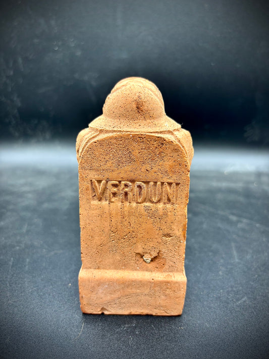 WW1 Verdun Terracotta Memorial Marker 1920
