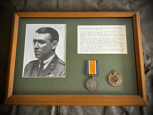 WW1 Great War Medal Awarded To A Lt Col Casualty 46th North Midland Division