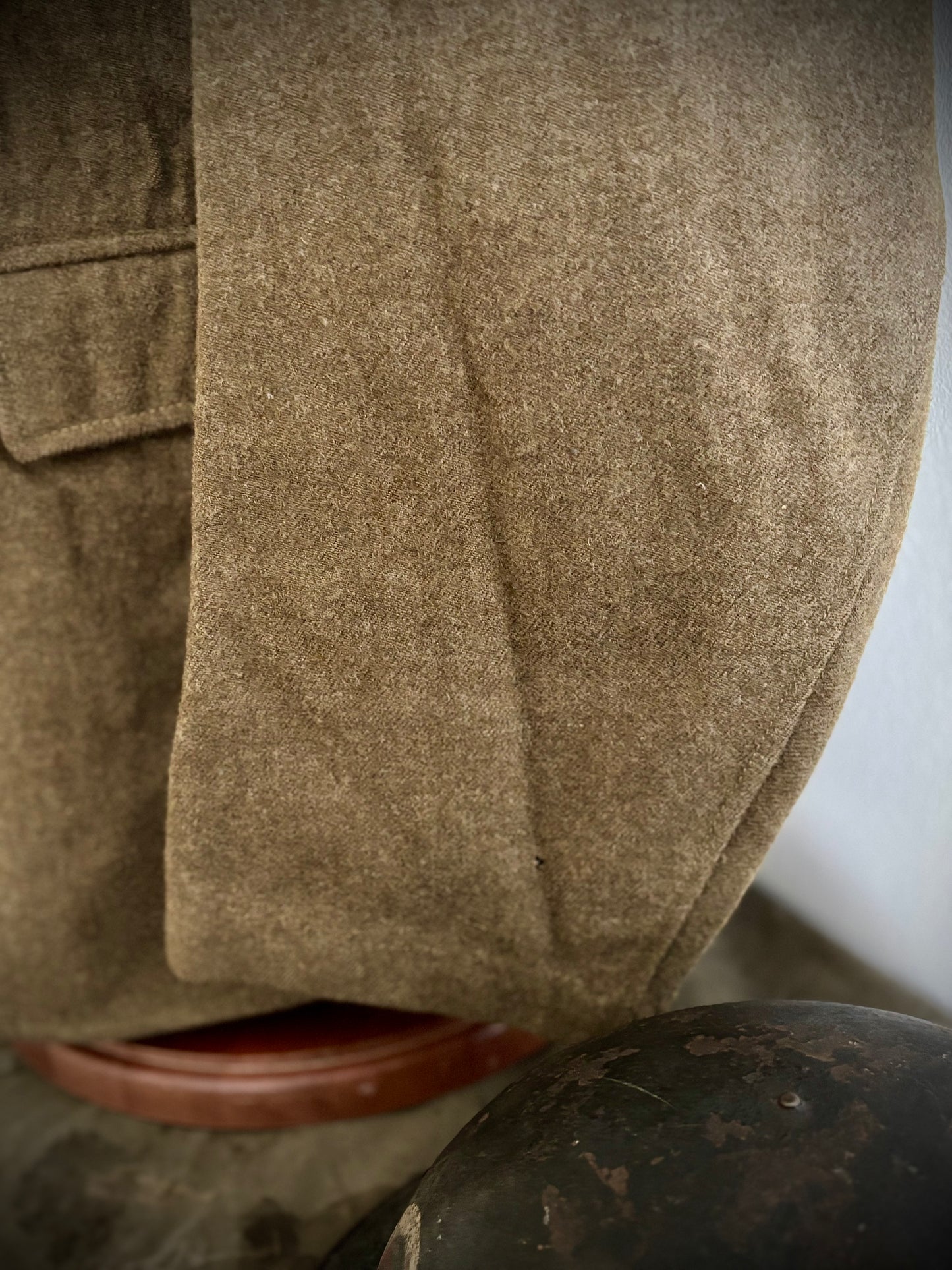 WW1 Helmet, Tunic and Cap 1/5th South Staffordshire Named