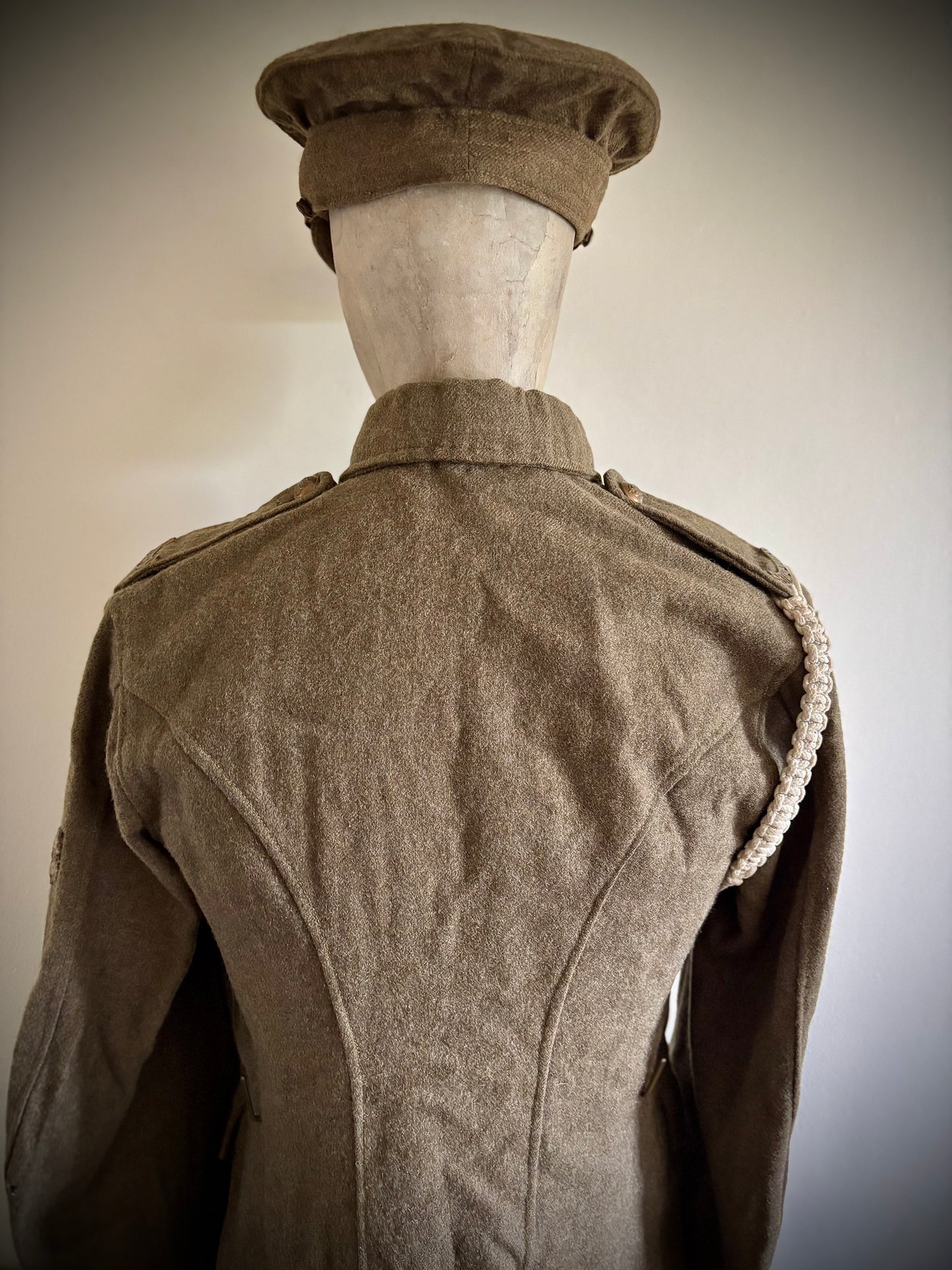 WW1 Helmet, Tunic and Cap 1/5th South Staffordshire Named