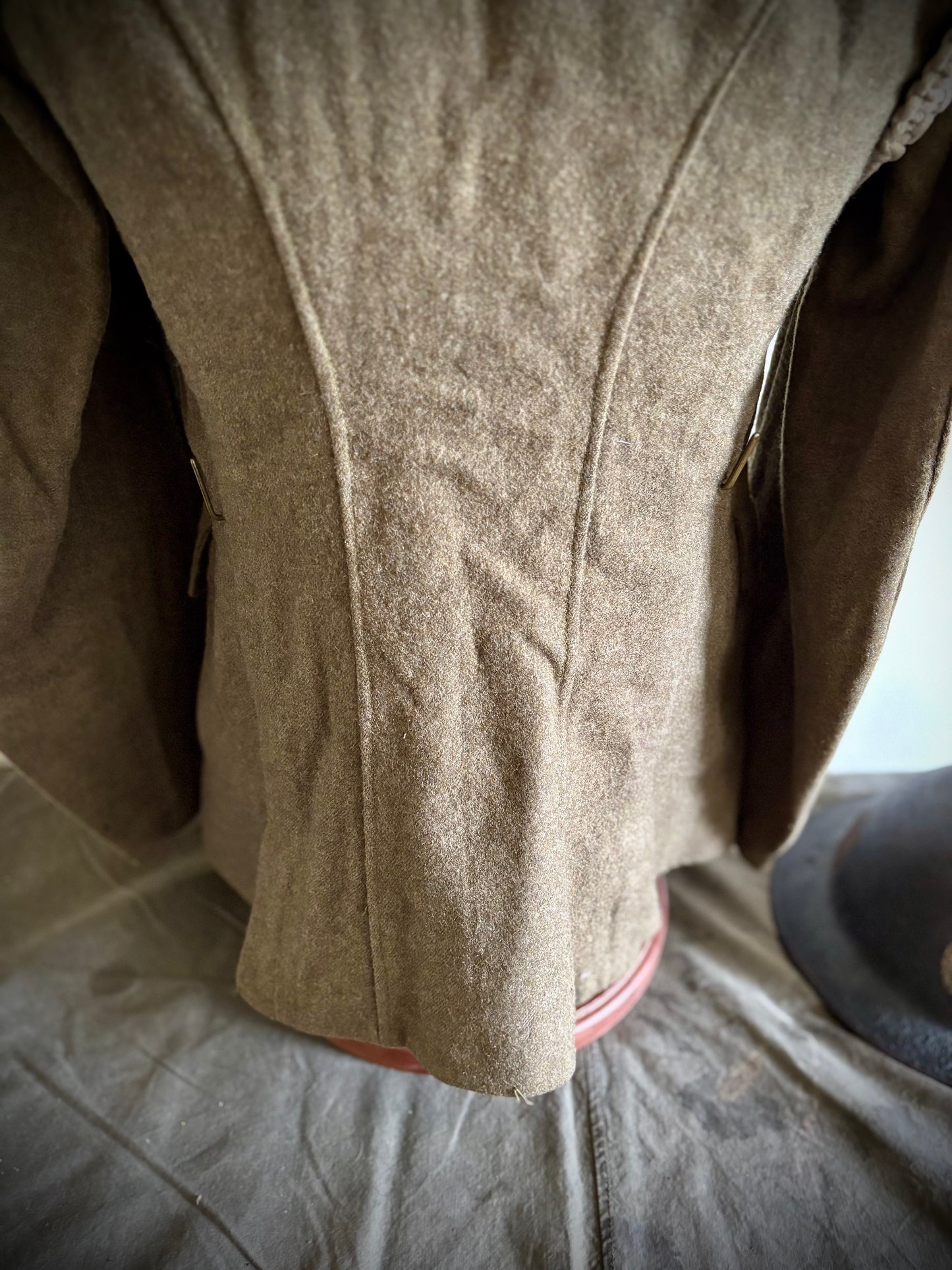 WW1 Helmet, Tunic and Cap 1/5th South Staffordshire Named